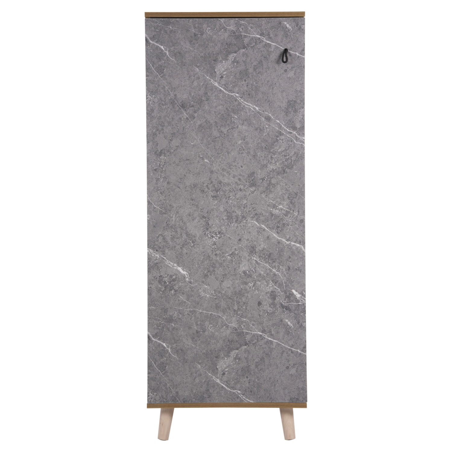 ΠΑΠΟΥΤΣΟΘΗΚΗ-ΝΤΟΥΛΑΠΙ ALVARO HM8954.12 ΜΕΛΑΜΙΝΗ SONAMA-STONE TEXTURE 50Χ38Χ135Yεκ. - Image 3