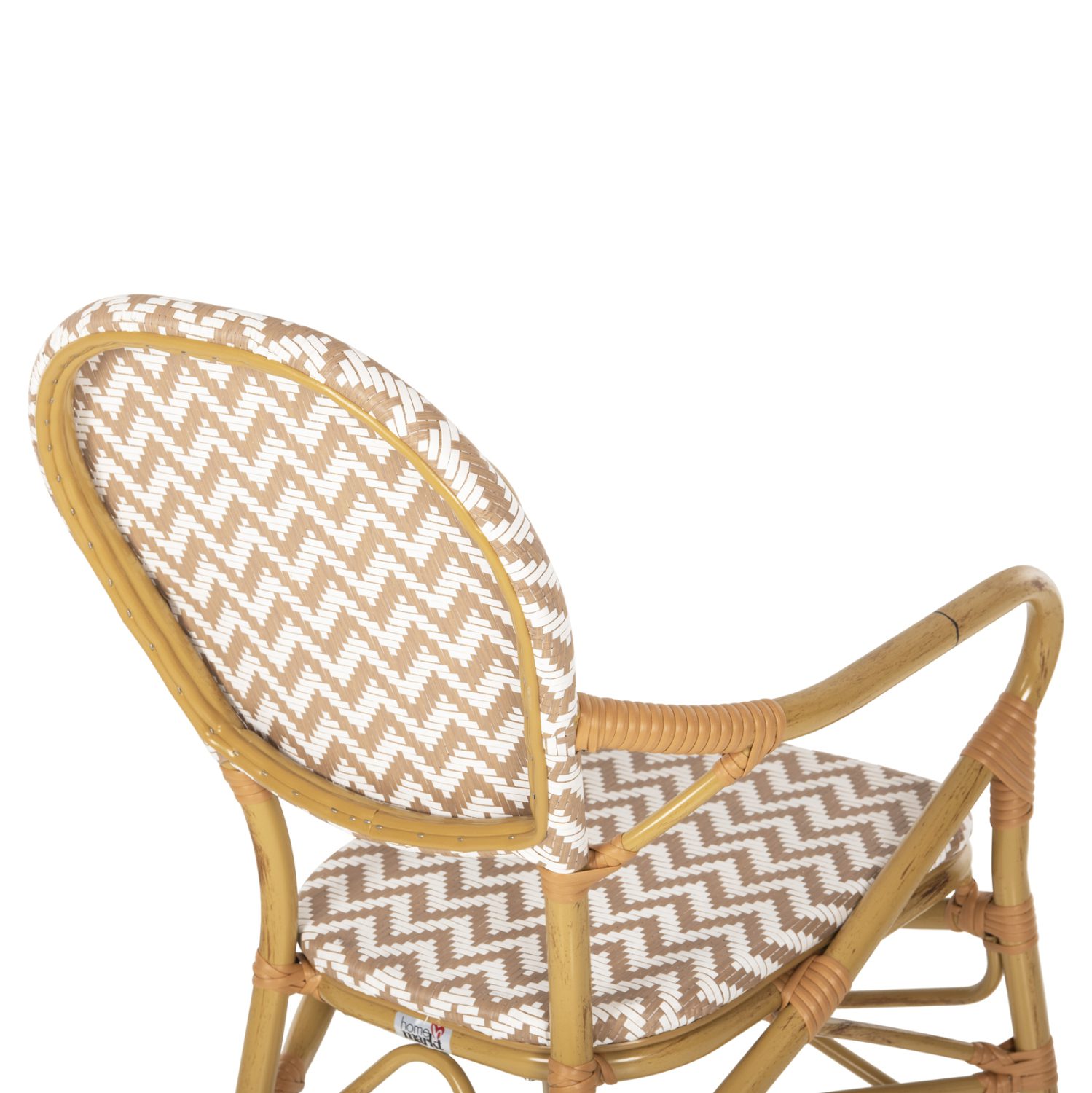ΠΟΛΥΘΡΟΝΑ ΑΛΟΥΜΙΝΙΟΥ BAMBOO LOOK ΦΥΣΙΚΟ - ΛΕΥΚΟ HM5928.03 55x58x95 εκ. - Image 9