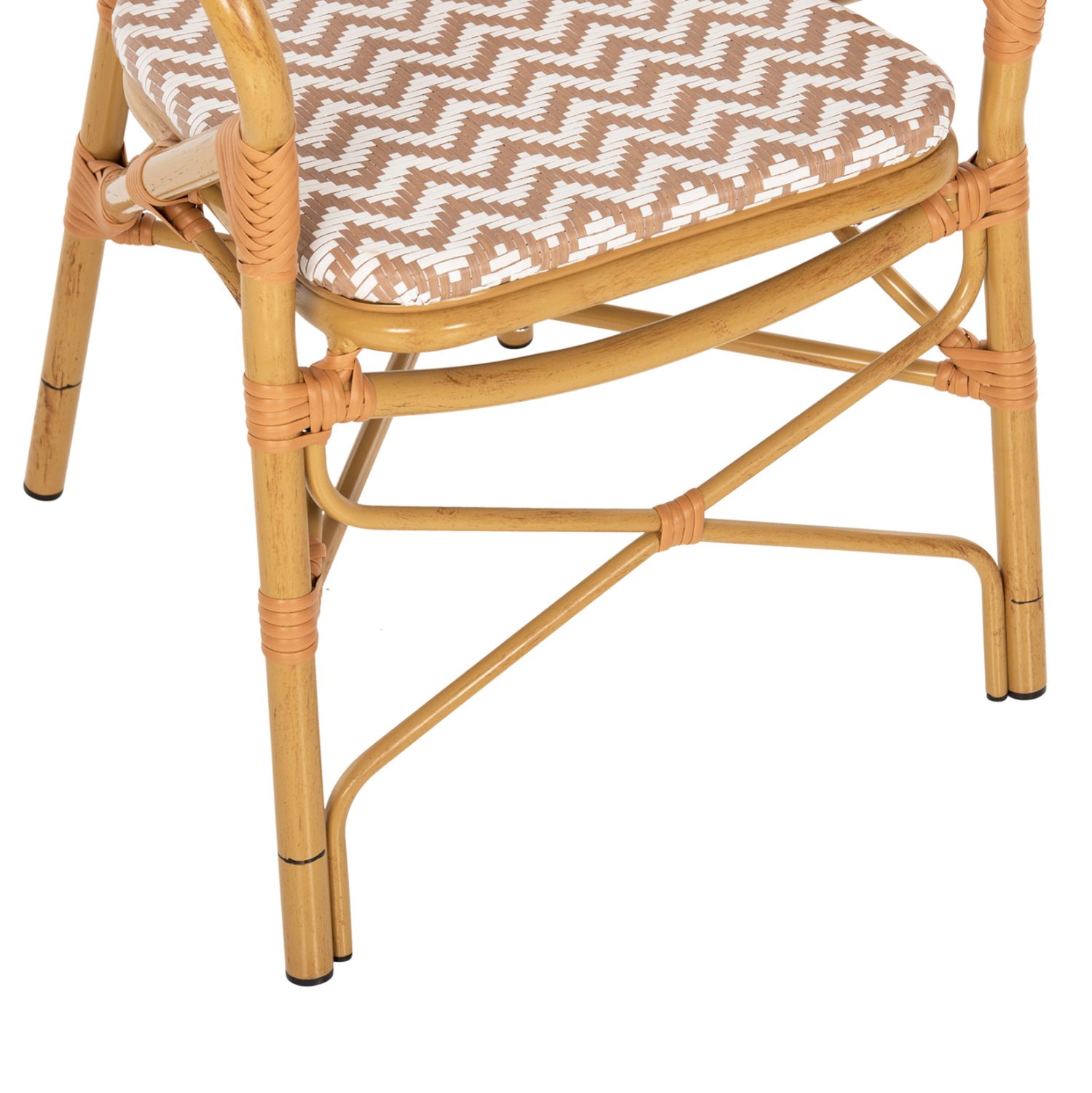ΠΟΛΥΘΡΟΝΑ ΑΛΟΥΜΙΝΙΟΥ BAMBOO LOOK ΦΥΣΙΚΟ - ΛΕΥΚΟ HM5928.03 55x58x95 εκ. - Image 10