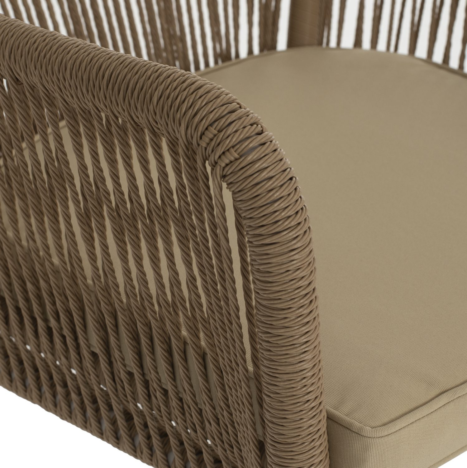 ΠΟΛΥΘΡΟΝΑ ΑΛΟΥΜΙΝΙΟΥ LOKKI HM5855.01 ΛΕΥΚΟ ΜΕ ΣΧΟΙΝΙ WICKER PE ΜΠΕΖ 56x66x82Υ εκ. - Image 9