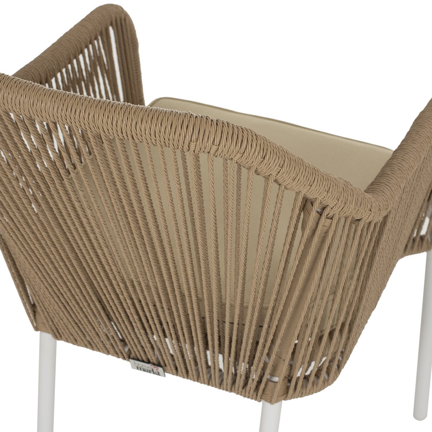 ΠΟΛΥΘΡΟΝΑ ΑΛΟΥΜΙΝΙΟΥ LOKKI HM5855.01 ΛΕΥΚΟ ΜΕ ΣΧΟΙΝΙ WICKER PE ΜΠΕΖ 56x66x82Υ εκ. - Image 10