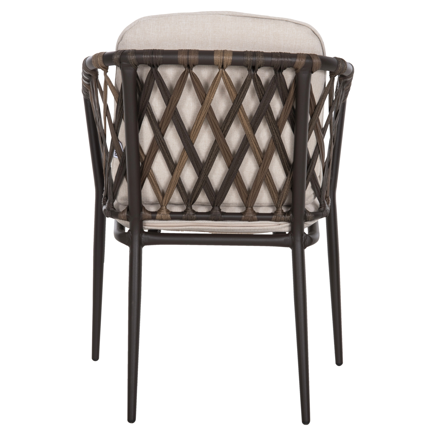 ΠΟΛΥΘΡΟΝΑ ΑΛΟΥΜΙΝΙΟΥ BOLLY HM6080 ΚΑΦΕ-ΣΥΝΘ.RATTAN ΚΑΦΕ-ΜΠΕΖ ΜΑΞΙΛΑΡΙΑ 58,5x67x86Υεκ - Image 6