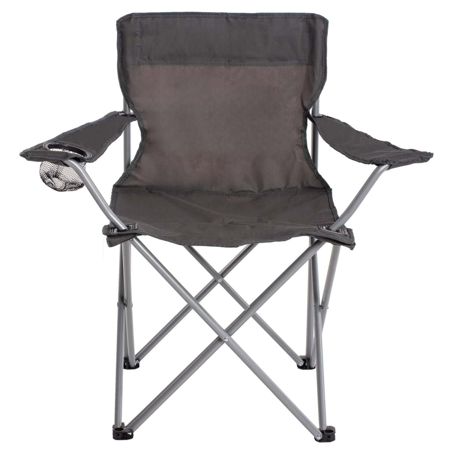 ΠΟΛΥΘΡΟΝΑ FISHERMAN HM5096.01 ΠΤΥΣΣΟΜΕΝΗ CAMPING ΜΕ ΘΕΣΗ ΓΙΑ ΠΟΤΗΡΙ ΓΚΡΙ 77x48x81εκ. - Image 3