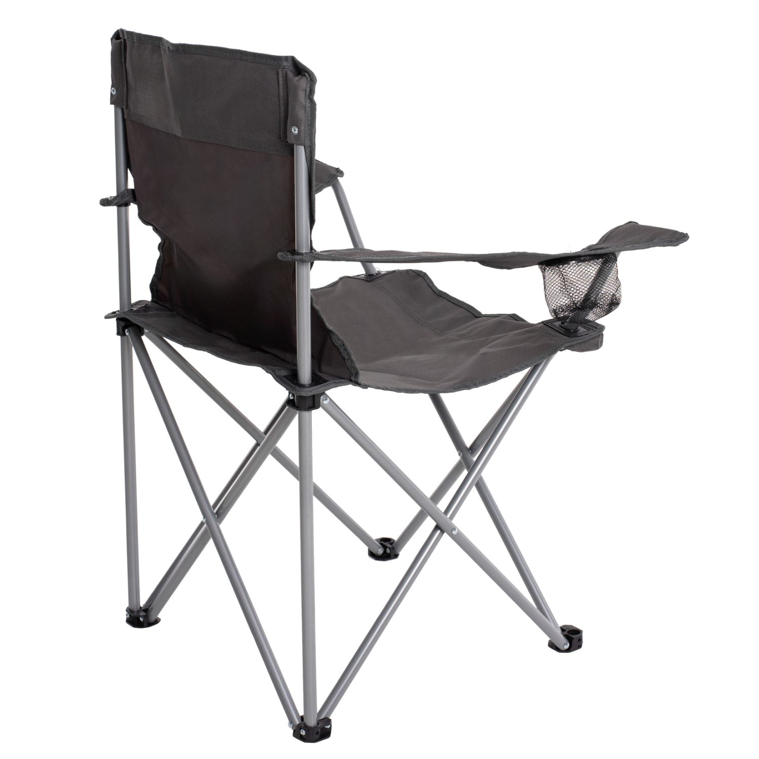 ΠΟΛΥΘΡΟΝΑ FISHERMAN HM5096.01 ΠΤΥΣΣΟΜΕΝΗ CAMPING ΜΕ ΘΕΣΗ ΓΙΑ ΠΟΤΗΡΙ ΓΚΡΙ 77x48x81εκ. - Image 5