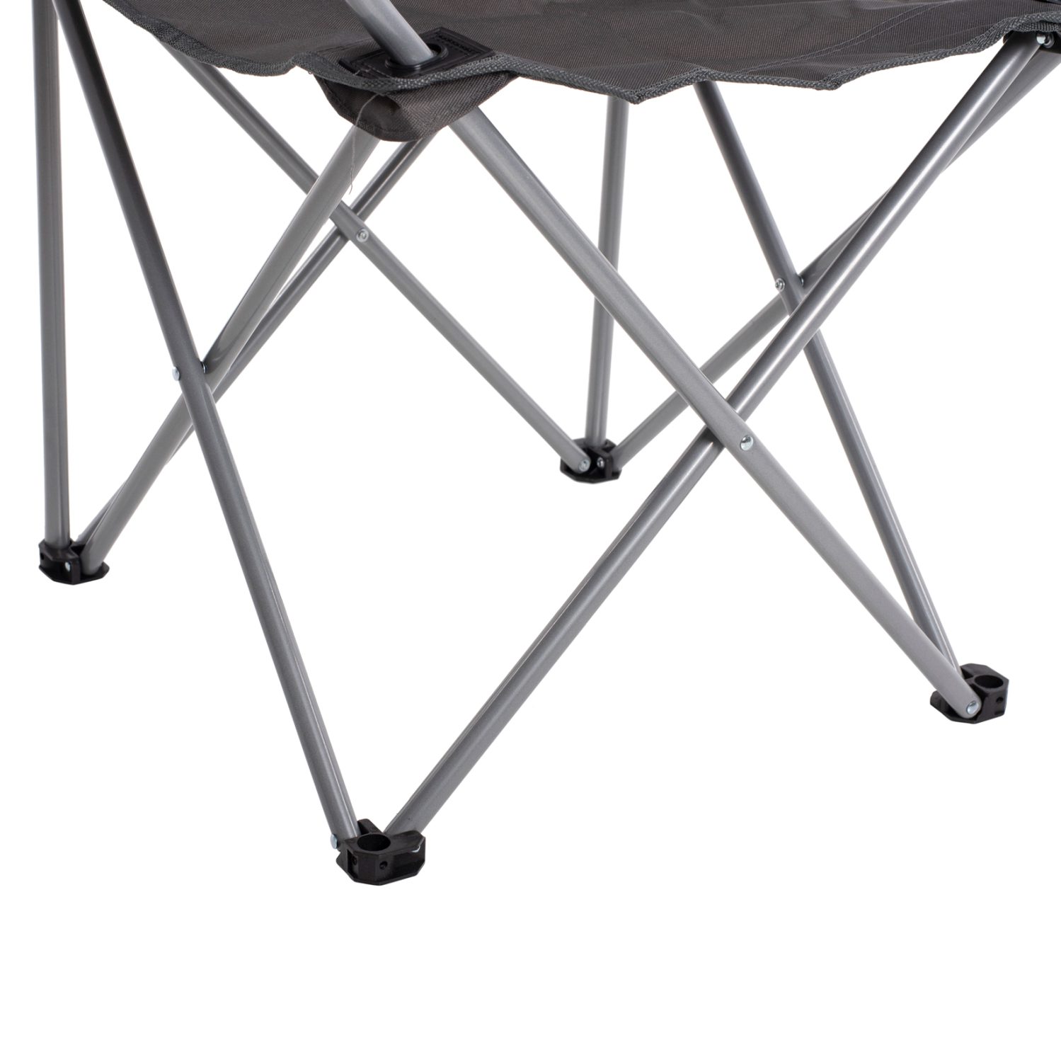 ΠΟΛΥΘΡΟΝΑ FISHERMAN HM5096.01 ΠΤΥΣΣΟΜΕΝΗ CAMPING ΜΕ ΘΕΣΗ ΓΙΑ ΠΟΤΗΡΙ ΓΚΡΙ 77x48x81εκ. - Image 8