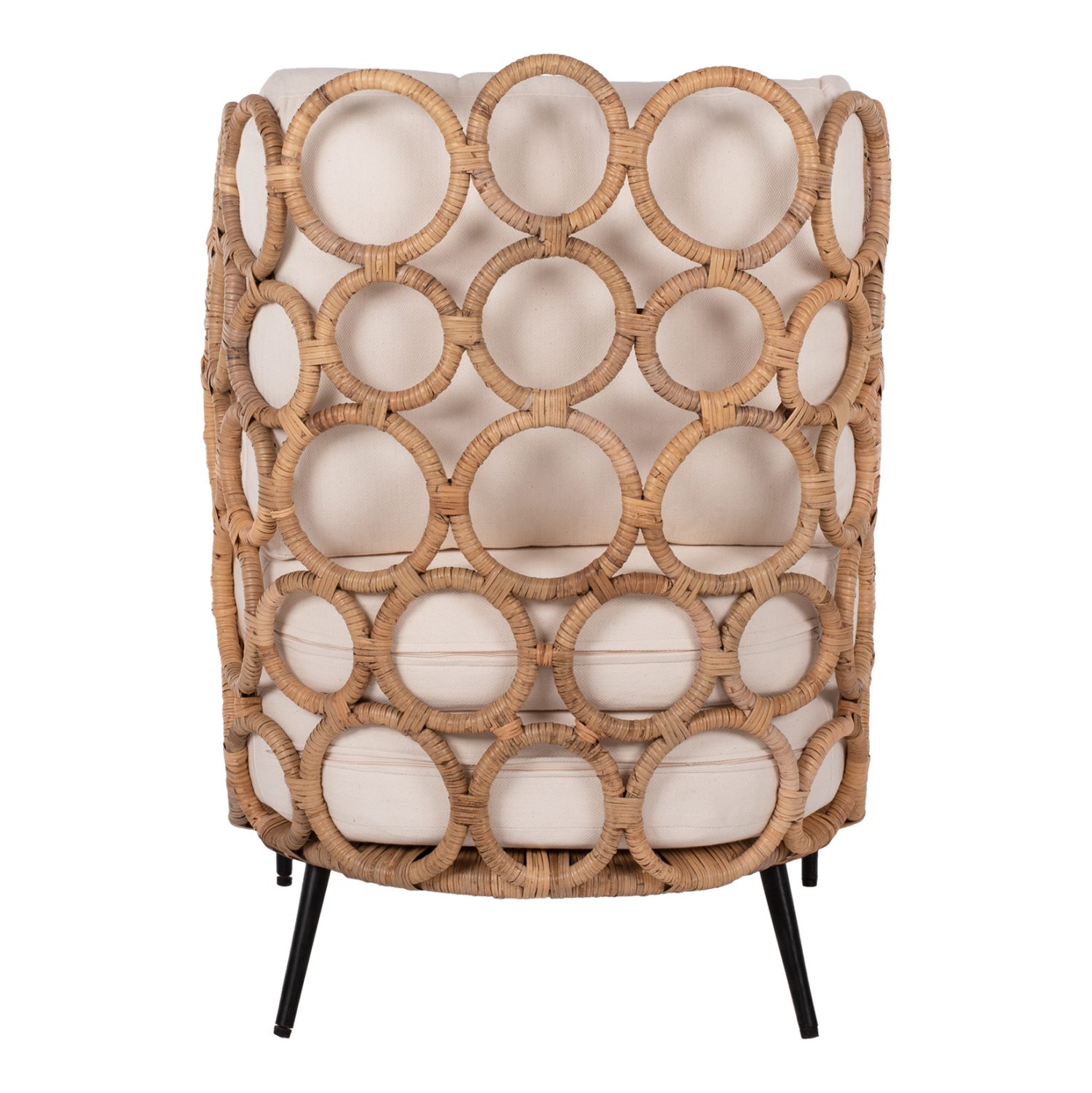 ΠΟΛΥΘΡΟΝΑ RINGER HM9341 ΑΠΟ RATTAN-ΜΕΤΑΛΛΟ ΦΥΣΙΚΟ ΧΡΩΜΑ 65x69x86Y εκ. - Image 6