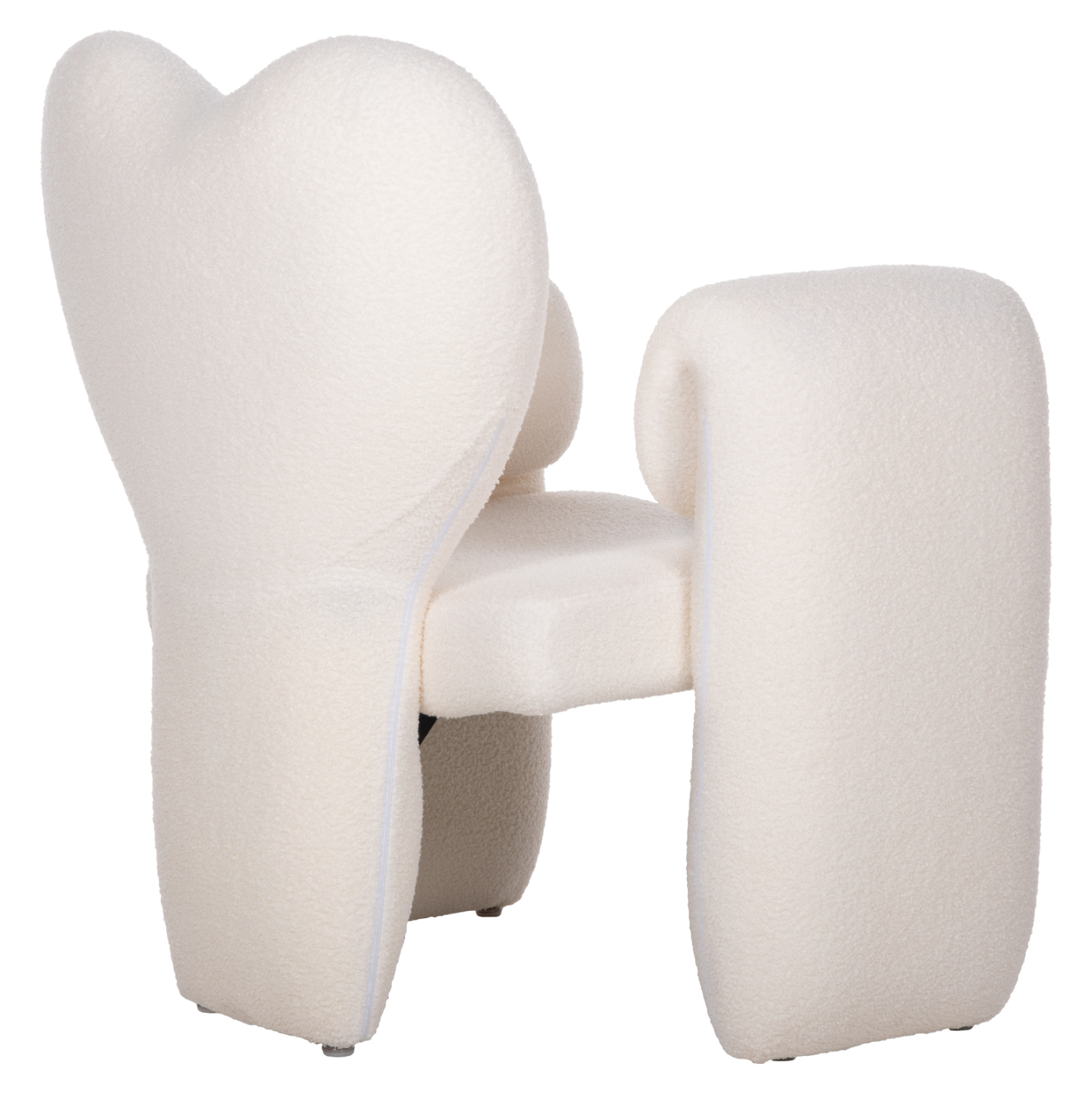 ΠΟΛΥΘΡΟΝΑ HARTT HM9777.05 ΛΕΥΚΟ TEDDY ΥΦΑΣΜΑ 84x74x87Yεκ. - Image 5