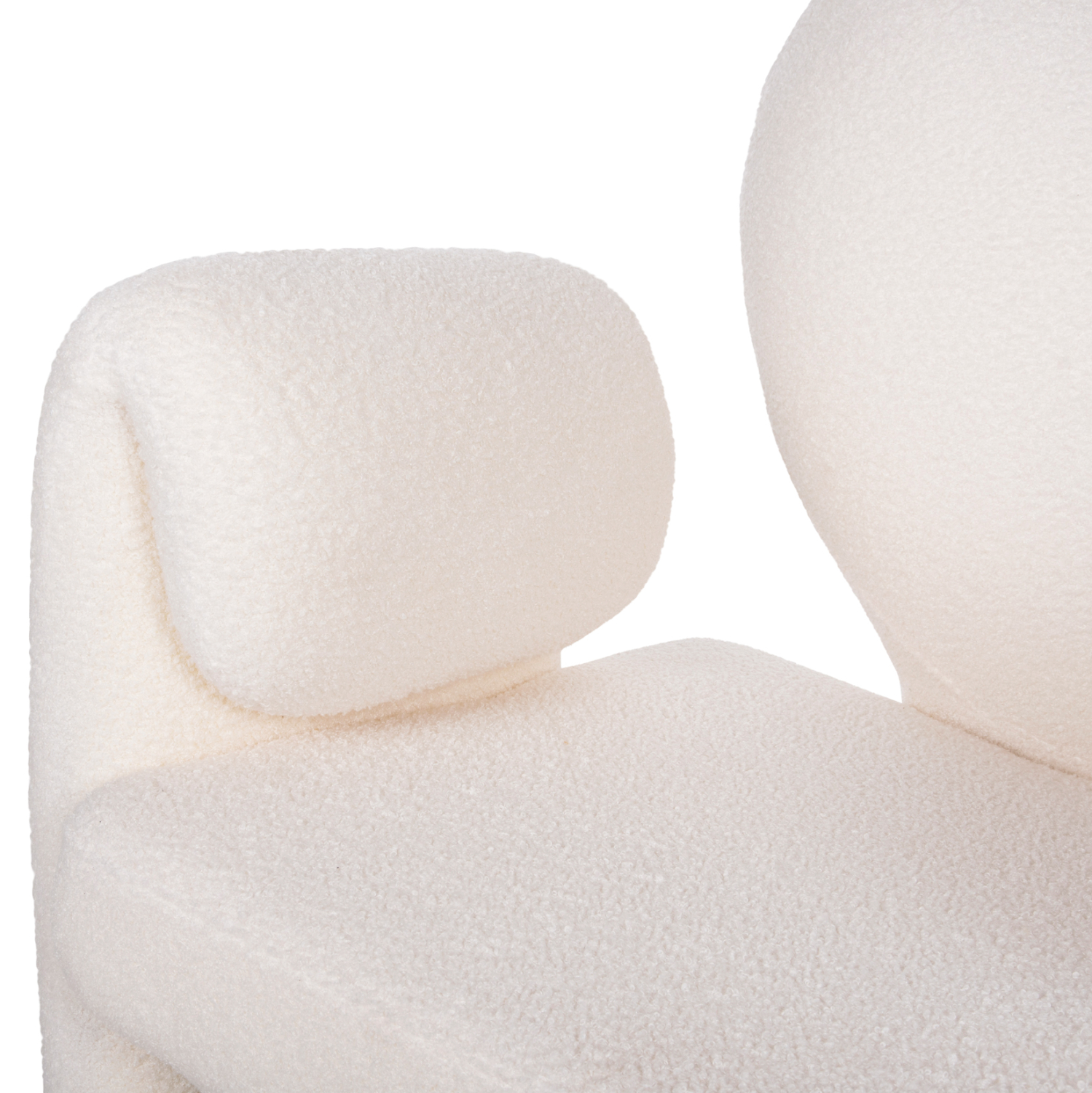 ΠΟΛΥΘΡΟΝΑ HARTT HM9777.05 ΛΕΥΚΟ TEDDY ΥΦΑΣΜΑ 84x74x87Yεκ. - Image 9