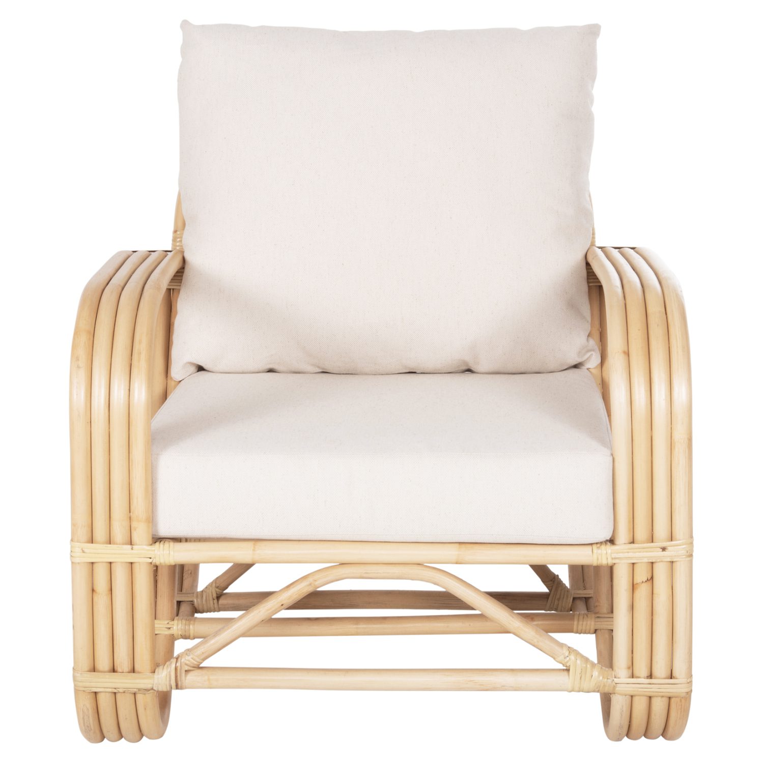 ΠΟΛΥΘΡΟΝΑ BARONESS HM9813 ΦΥΣΙΚΟ RATTAN ΚΑΙ ΛΕΥΚΑ ΜΑΞΙΛΑΡΙΑ 81x90x92Yεκ. - Image 3