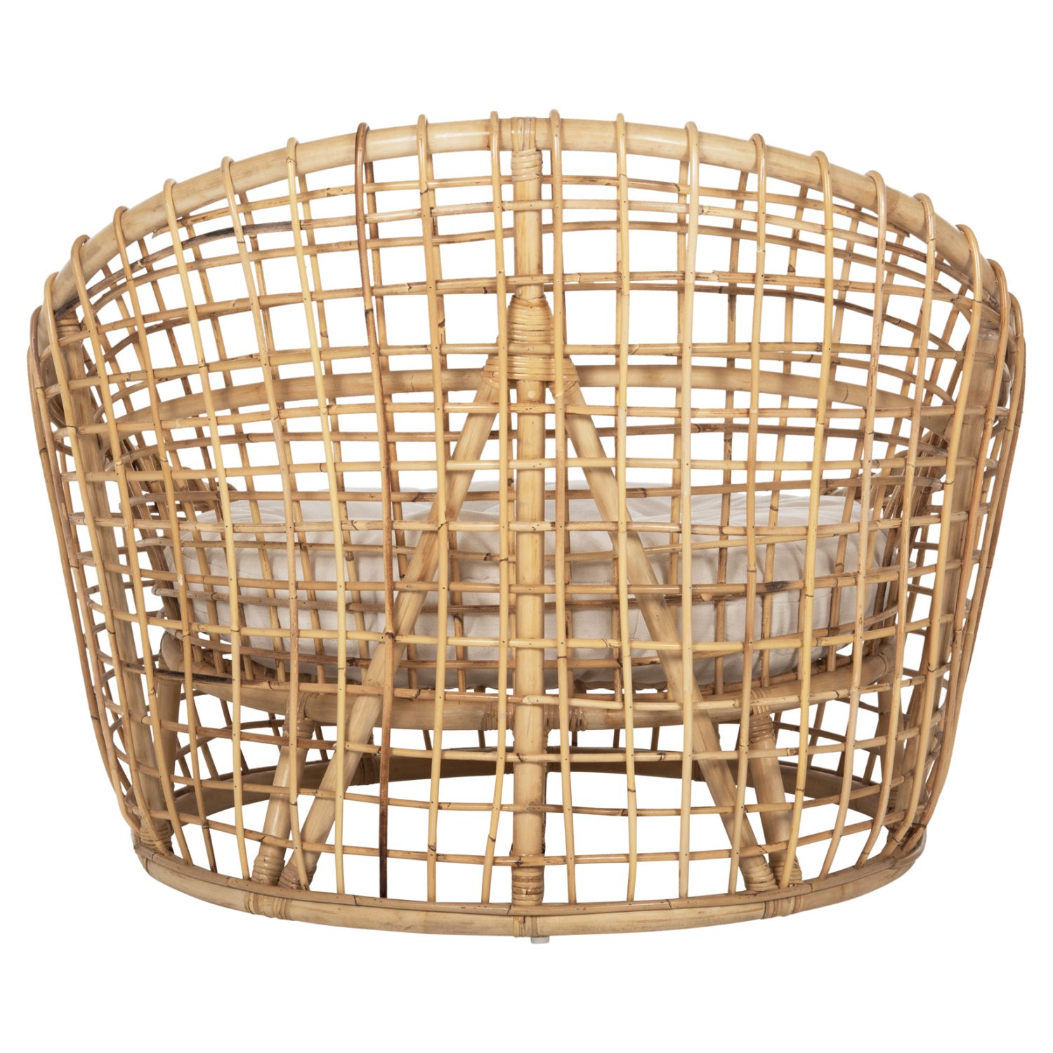 ΠΟΛΥΘΡΟΝΑ ENTO HM9814 RATTAN ΣΕ ΦΥΣΙΚΟ-ΜΠΕΖ ΜΑΞΙΛΑΡΙ 85x75x67Yεκ. - Image 6