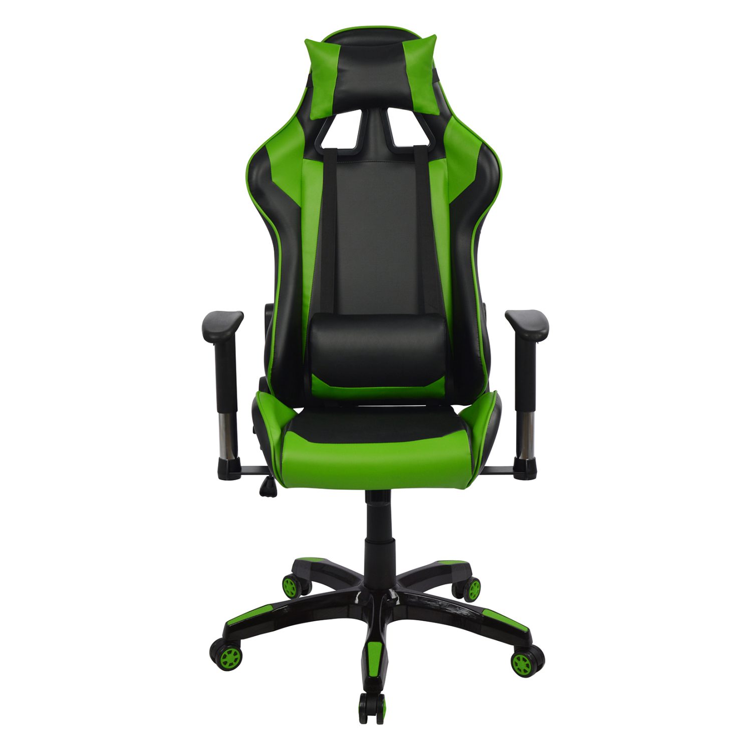 ΠΟΛΥΘΡΟΝΑ GAMING RACING HM1056.03 ΜΑΥΡΟ - ΠΡΑΣΙΝΟ PU 67x70x134 εκ. - Image 3