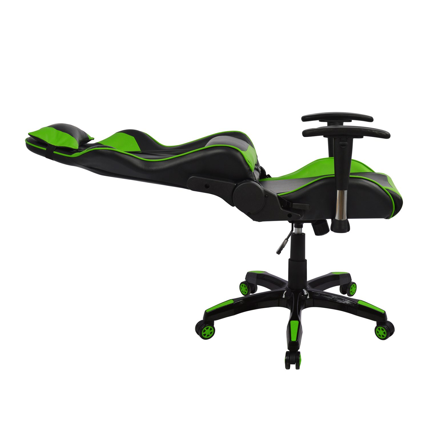 ΠΟΛΥΘΡΟΝΑ GAMING RACING HM1056.03 ΜΑΥΡΟ - ΠΡΑΣΙΝΟ PU 67x70x134 εκ. - Image 5