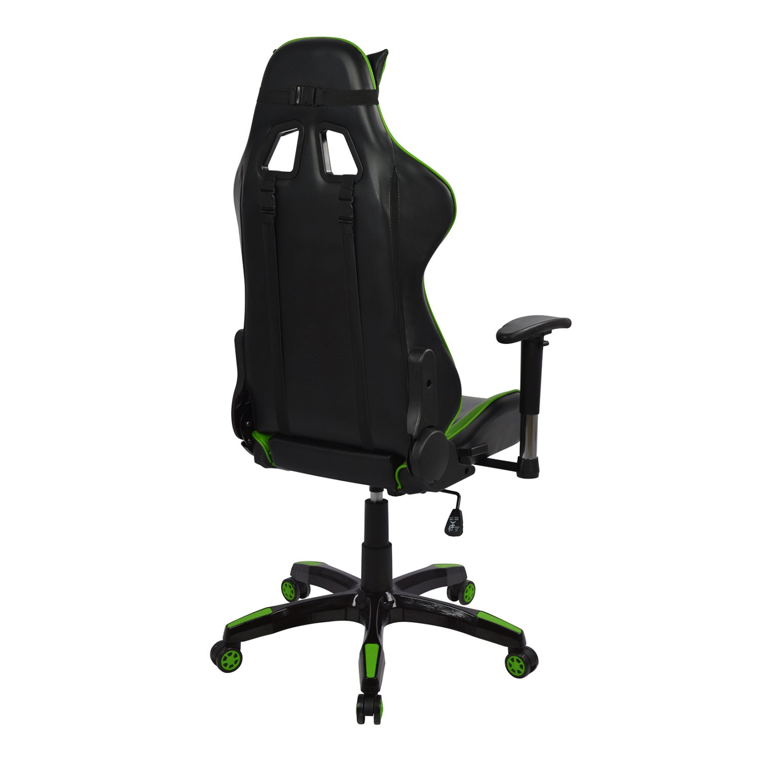 ΠΟΛΥΘΡΟΝΑ GAMING RACING HM1056.03 ΜΑΥΡΟ - ΠΡΑΣΙΝΟ PU 67x70x134 εκ. - Image 6
