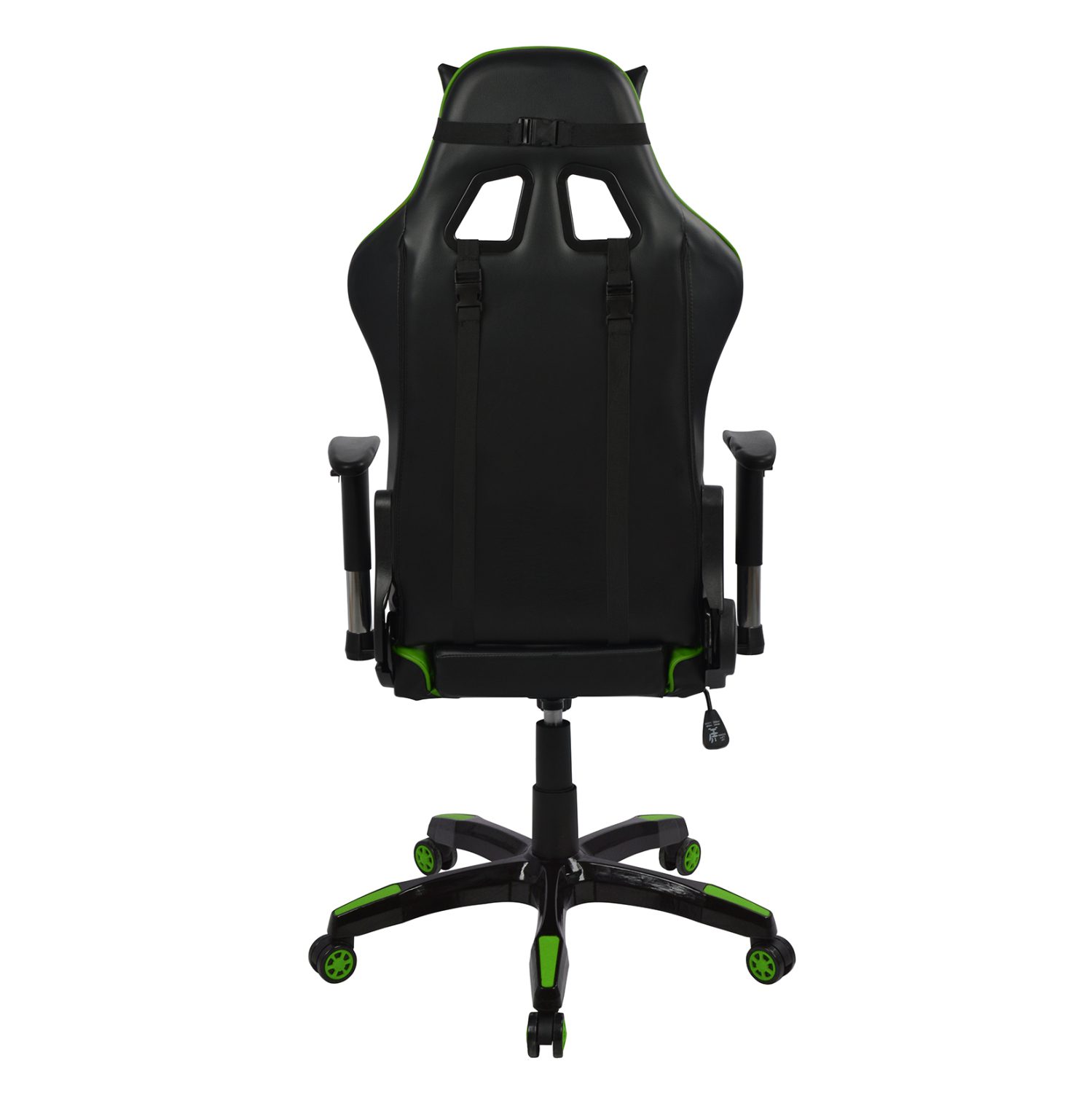 ΠΟΛΥΘΡΟΝΑ GAMING RACING HM1056.03 ΜΑΥΡΟ - ΠΡΑΣΙΝΟ PU 67x70x134 εκ. - Image 7