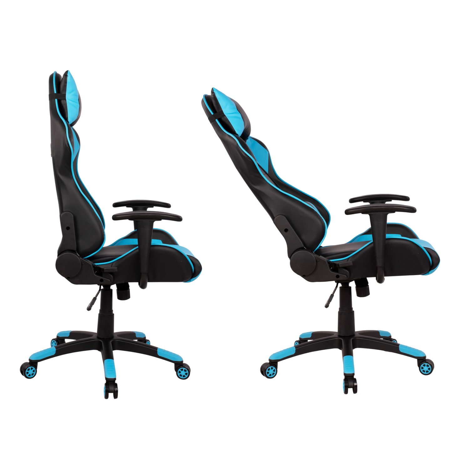 ΠΟΛΥΘΡΟΝΑ GAMING DARIUS HM1072.08 ΜΑΥΡΗ-ΣΙΕΛ 66,5x70x(122-129) cm - Image 4