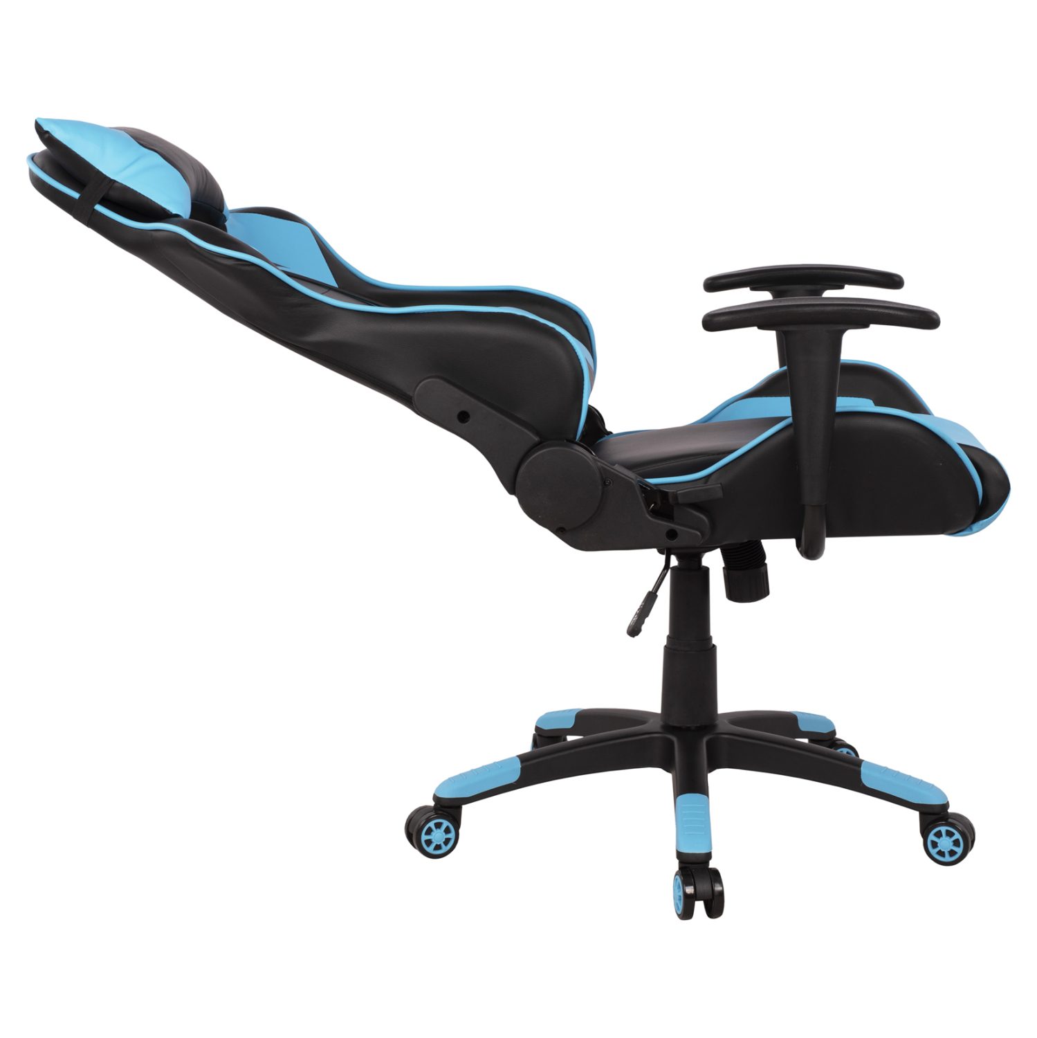 ΠΟΛΥΘΡΟΝΑ GAMING DARIUS HM1072.08 ΜΑΥΡΗ-ΣΙΕΛ 66,5x70x(122-129) cm - Image 5