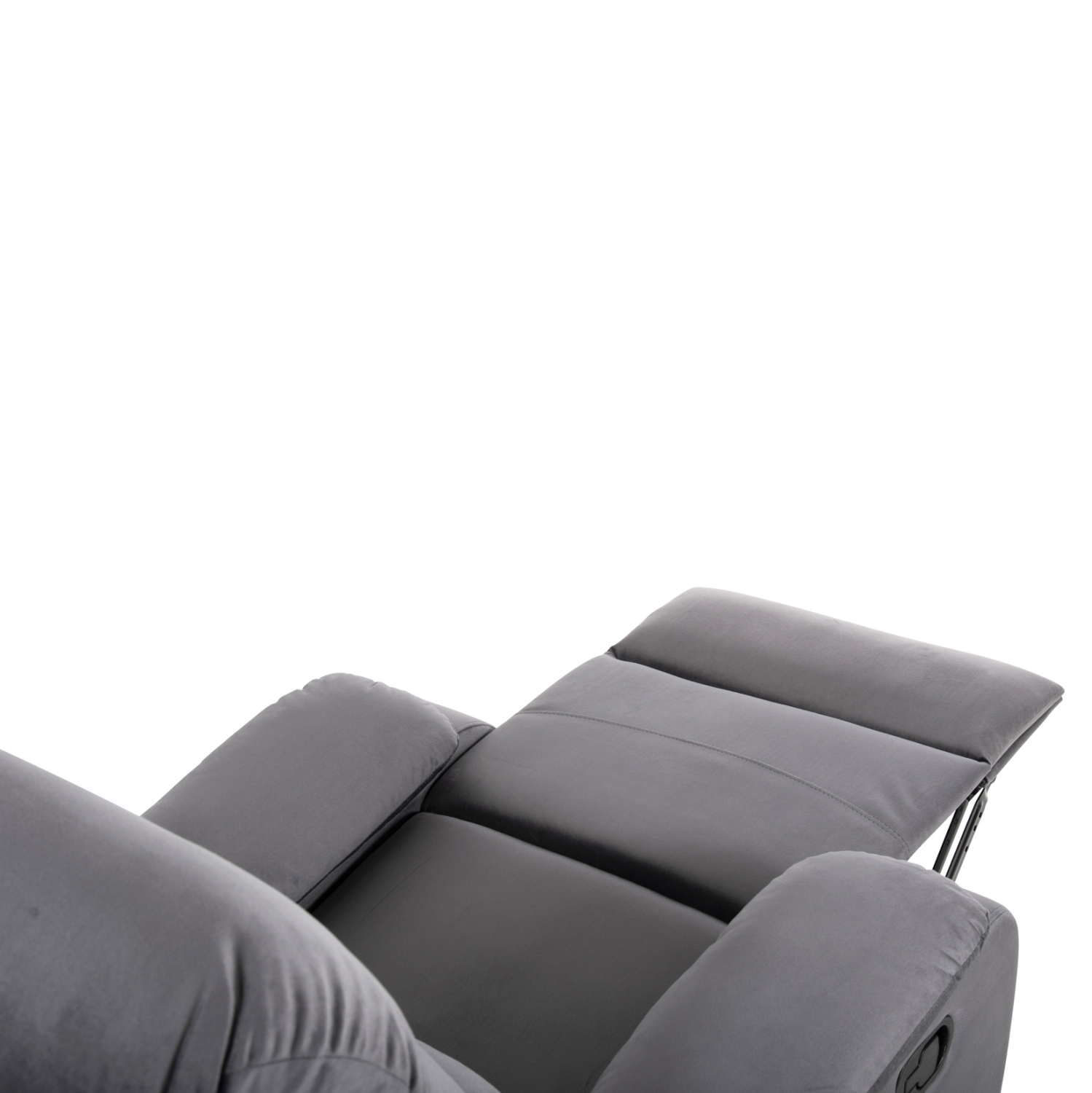 ΠΟΛΥΘΡΟΝΑ ΜΑΣΑΖ YASUMU HM9784.01 ΓΚΡΙ ΒΕΛΟΥΔΟ 80x93x100Υεκ. - Image 8