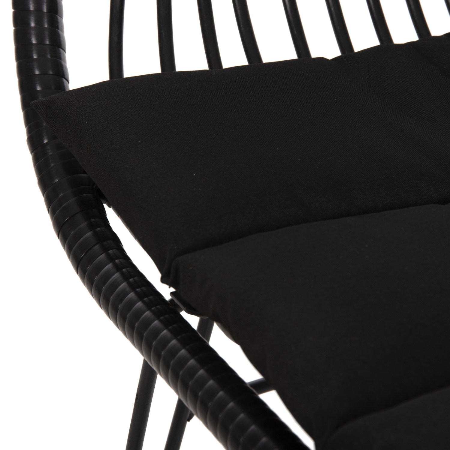 ΠΟΛΥΘΡΟΝΑ ΜΕ ΜΑΞΙΛΑΡΙ ΜΕΤΑΛΛΙΚΗ ALLEGRA HM5450.32 ΜΕ WICKER ΜΑΥΡΟ 58x59x82Υεκ. - Image 9