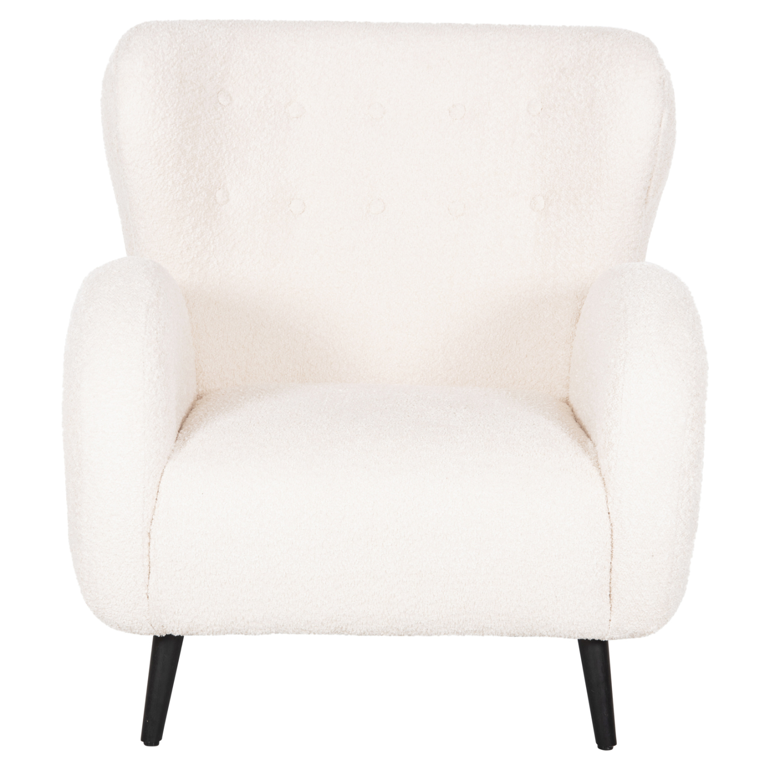 ΠΟΛΥΘΡΟΝΑ ΜΠΕΡΖΕΡΑ KRYLY HM9593.06 ΕΚΡΟΥ ΜΠΟΥΚΛΕ-ΜΑΥΡΑ ΞΥΛΙΝΑ ΠΟΔΙΑ 83x87x89Υεκ - Image 3