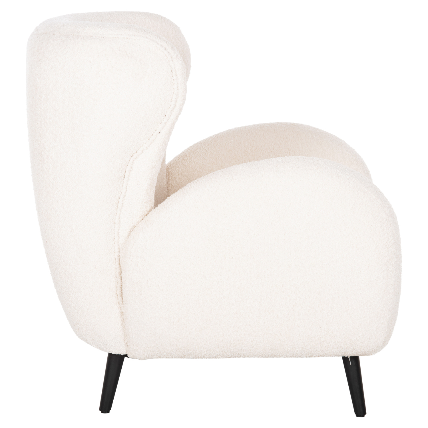 ΠΟΛΥΘΡΟΝΑ ΜΠΕΡΖΕΡΑ KRYLY HM9593.06 ΕΚΡΟΥ ΜΠΟΥΚΛΕ-ΜΑΥΡΑ ΞΥΛΙΝΑ ΠΟΔΙΑ 83x87x89Υεκ - Image 4