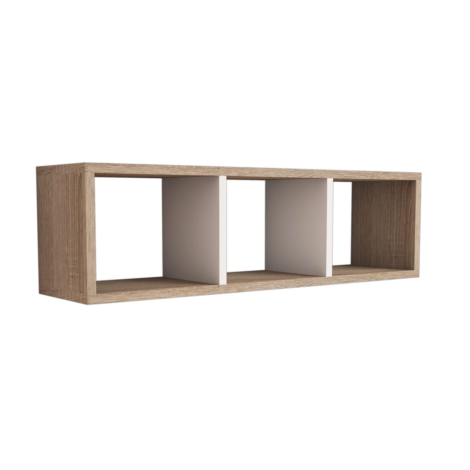 ΡΑΦΙΕΡΑ ΤΟΙΧΟΥ ΜΕΛΑΜΙΝΗΣ SONAMA & ΛΕΥΚΟ HM9228.12 90x22x25,6Υ εκ. - Image 4