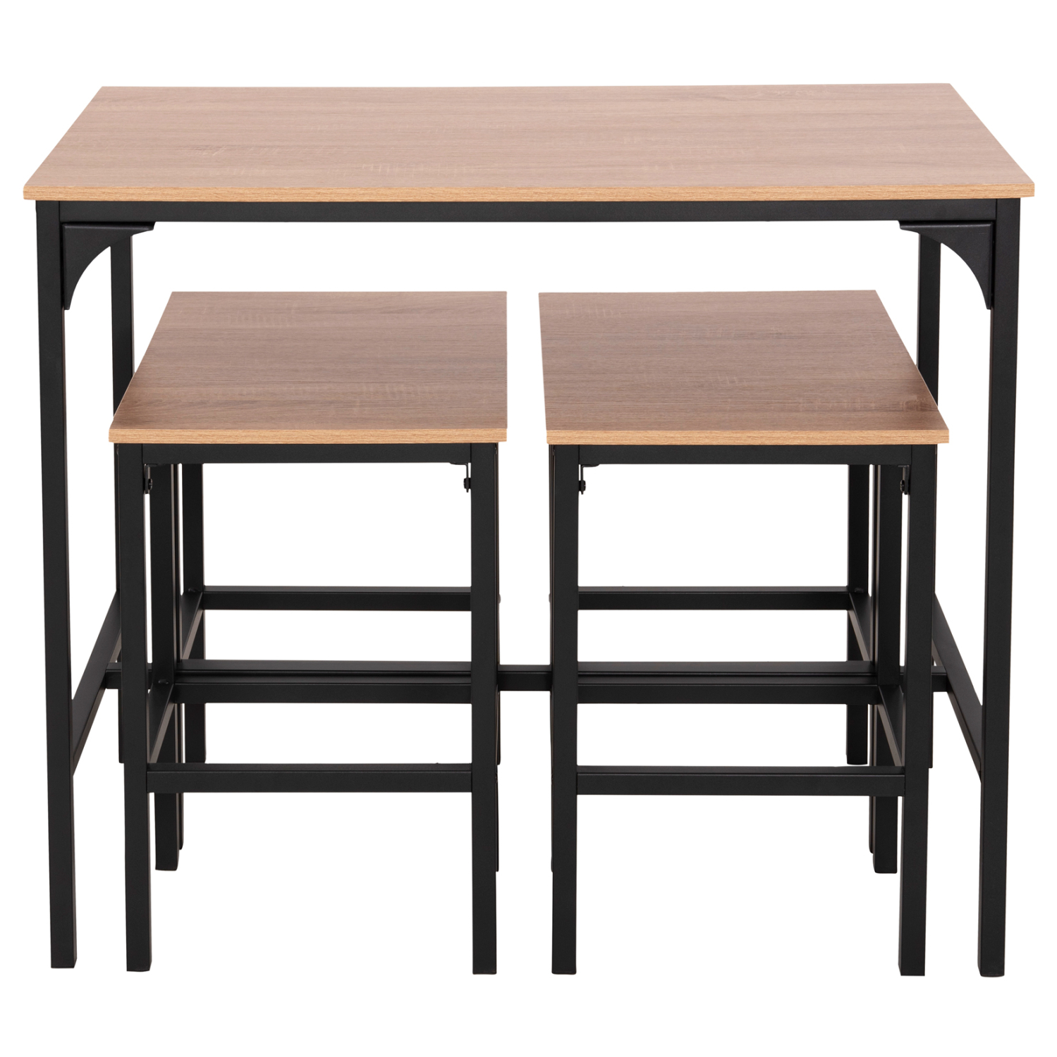 ΣΕΤ ΤΡΑΠΕΖΑΡΙΑ ΜΠΑΡ 5ΤΜΧ BOXY HM9882.01 ΜΑΥΡΟ ΜΕΤΑΛΛΟ-ΜΕΛΑΜΙΝΗ ΣΕ SONAMA - Image 5