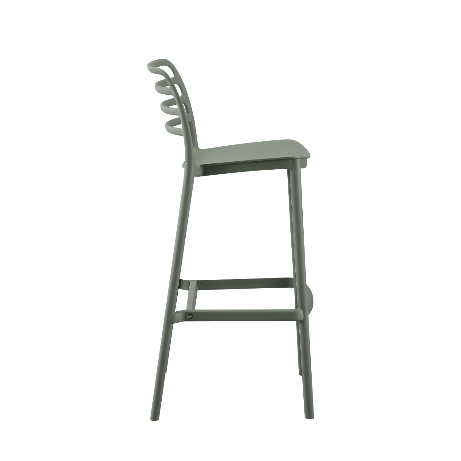 ΣΚΑΜΠΟ BAR ΠΟΛΥΠΡΟΠΥΛΕΝΙΟΥ SNOD HM6099.07 OLIVE GREEN 37,2x50x101,5Υεκ. - Image 3