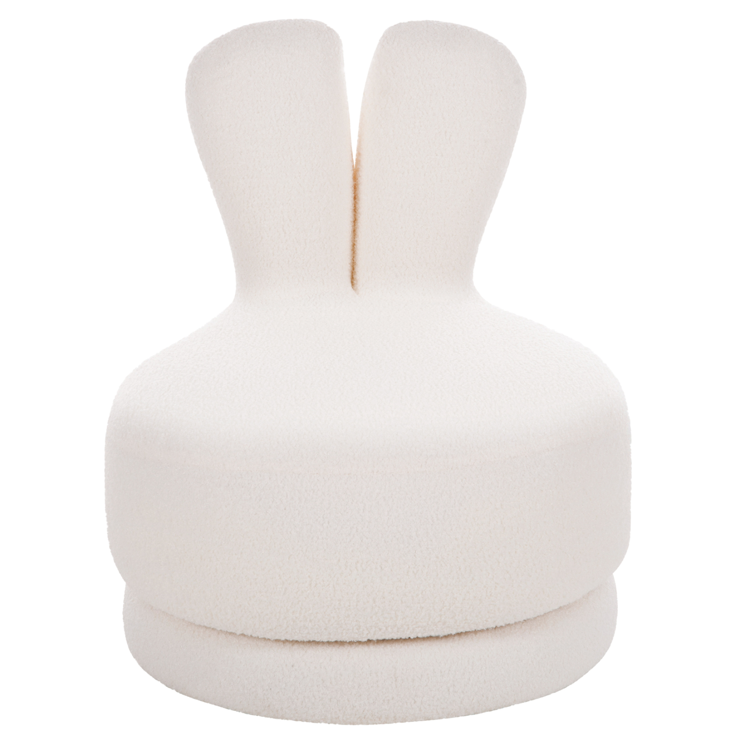 ΣΚΑΜΠΟ ΜΕ ΠΛΑΤΗ ΠΕΡΙΣΤΡΕΦΟΜΕΝΟ FRIVO HM9774.05 ΛΕΥΚΟ TEDDY ΥΦΑΣΜΑ 51x51x61Υεκ - Image 3