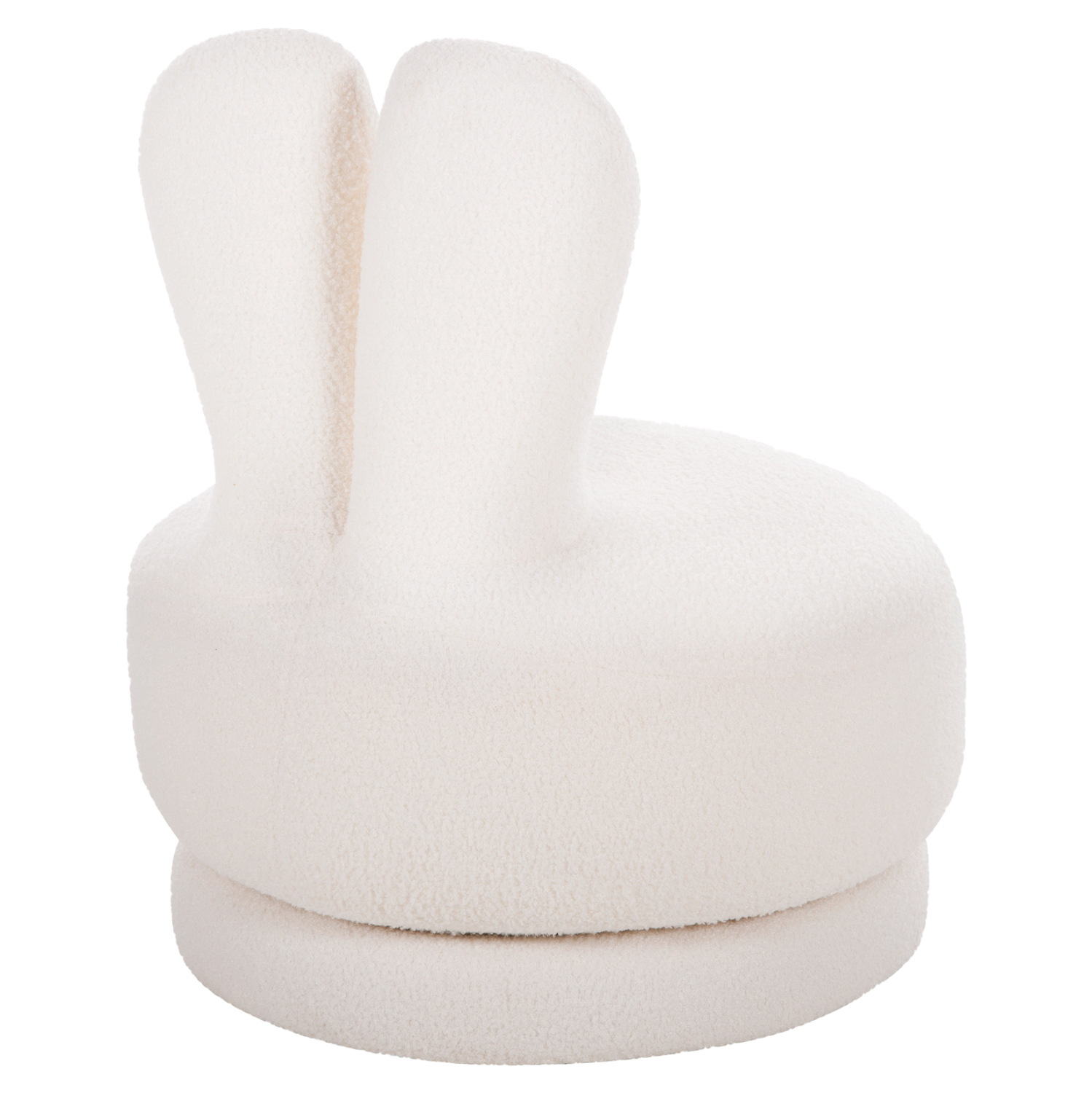 ΣΚΑΜΠΟ ΜΕ ΠΛΑΤΗ ΠΕΡΙΣΤΡΕΦΟΜΕΝΟ FRIVO HM9774.05 ΛΕΥΚΟ TEDDY ΥΦΑΣΜΑ 51x51x61Υεκ - Image 5