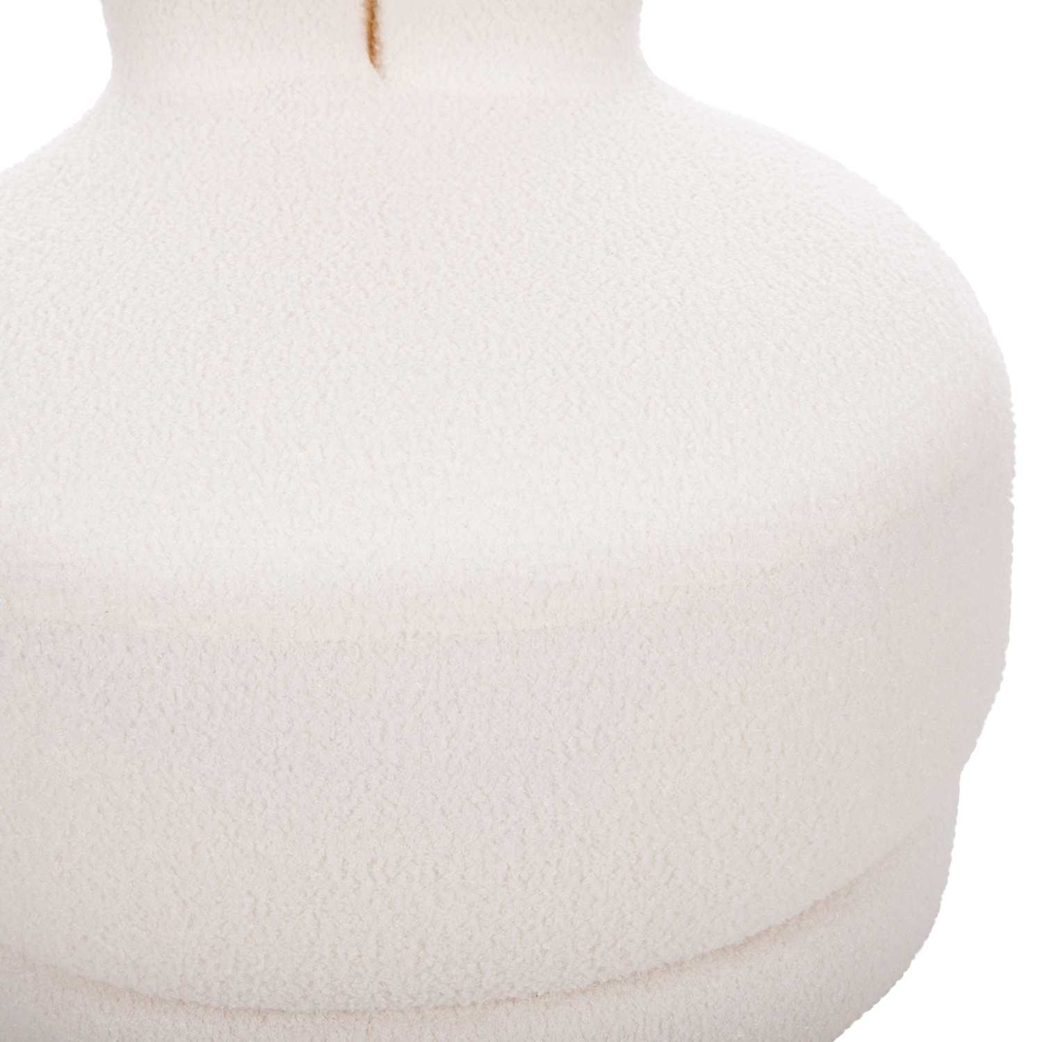 ΣΚΑΜΠΟ ΜΕ ΠΛΑΤΗ ΠΕΡΙΣΤΡΕΦΟΜΕΝΟ FRIVO HM9774.05 ΛΕΥΚΟ TEDDY ΥΦΑΣΜΑ 51x51x61Υεκ - Image 8