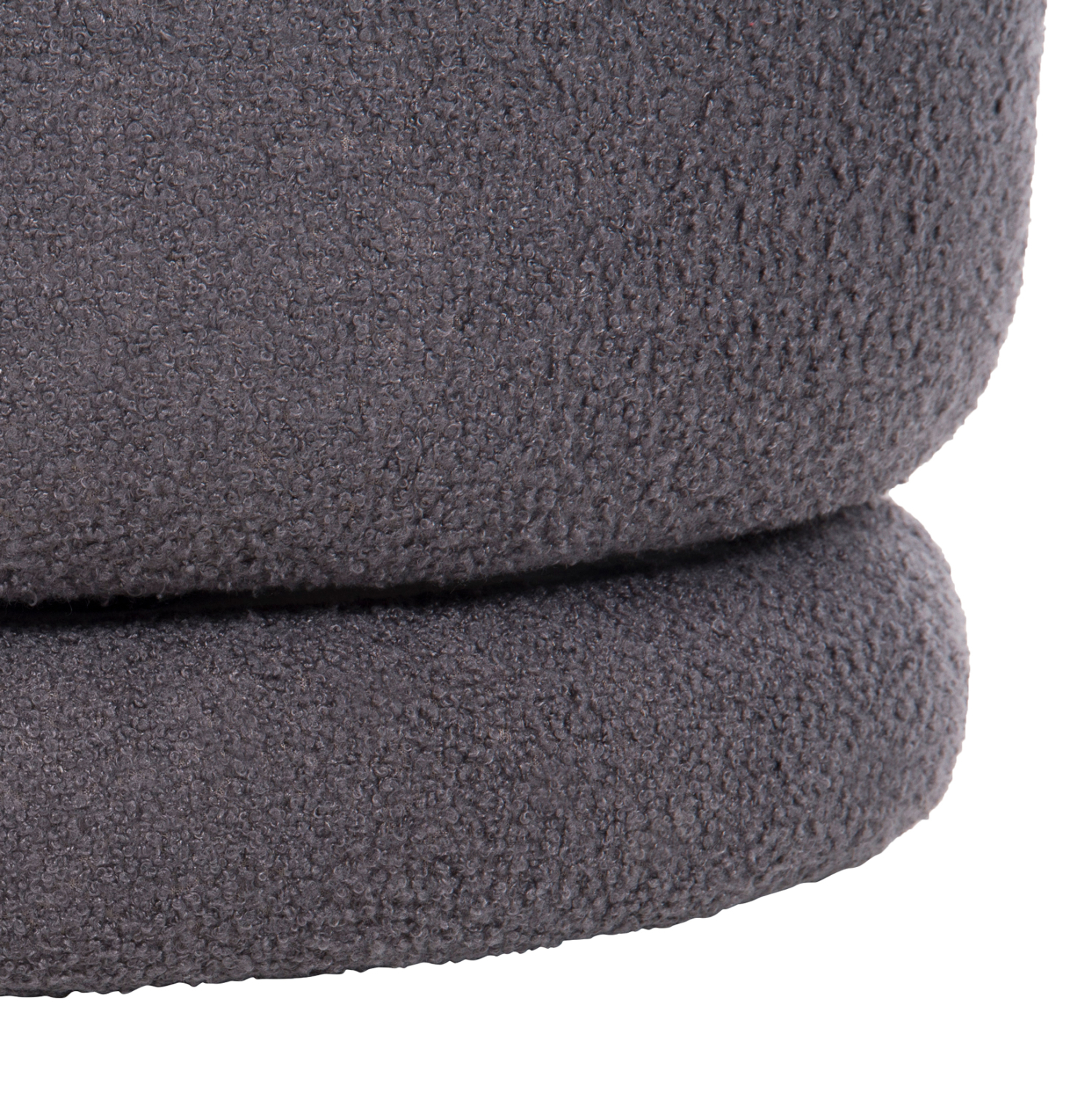 ΣΚΑΜΠΟ ΜΕ ΠΛΑΤΗ ΠΕΡΙΣΤΡΕΦΟΜΕΝΟ KRIVIO HM9775.01 ΓΚΡΙ TEDDY ΥΦΑΣΜΑ 52x53x60Yεκ. - Image 9
