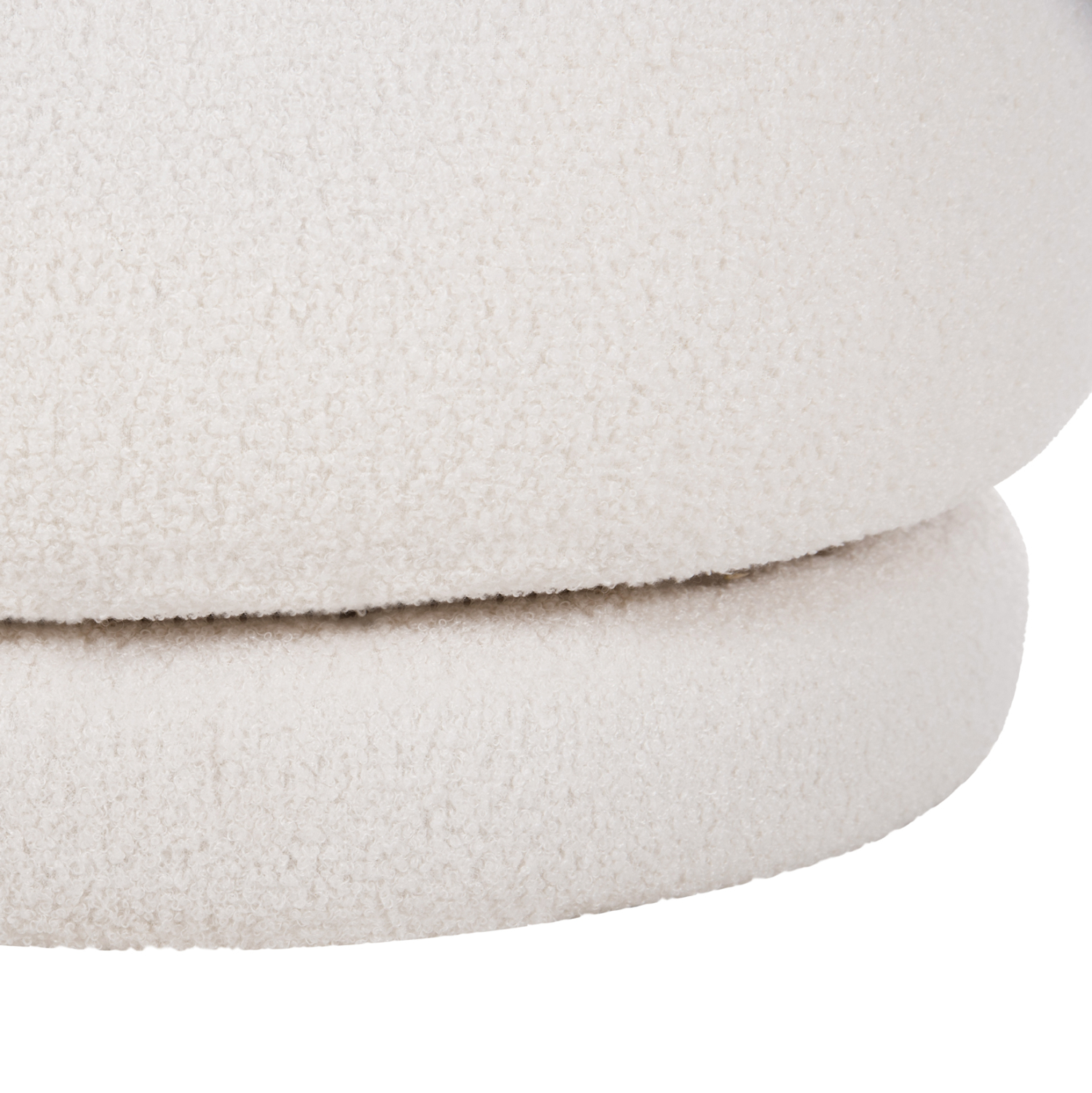 ΣΚΑΜΠΟ ΜΕ ΠΛΑΤΗ ΠΕΡΙΣΤΡΕΦΟΜΕΝΟ KRIVIO HM9775.05 ΛΕΥΚΟ TEDDY ΥΦΑΣΜΑ 52x53x60Yεκ. - Image 9