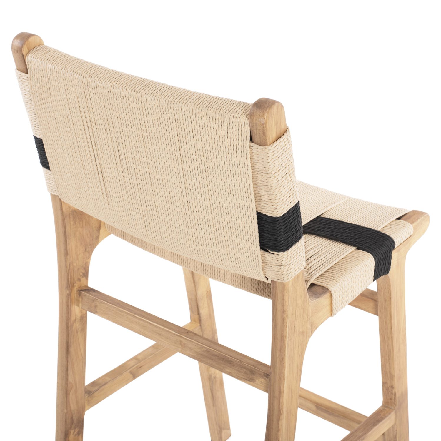 ΣΚΑΜΠΟ ΜΕΣΑΙΟΥ ΥΨΟΥΣ HM9325.01 RUBBERWOOD & ΣΧΟΙΝΙ-ΦΥΣΙΚΟ RUSTIC 45x46x95Υεκ. - Image 9