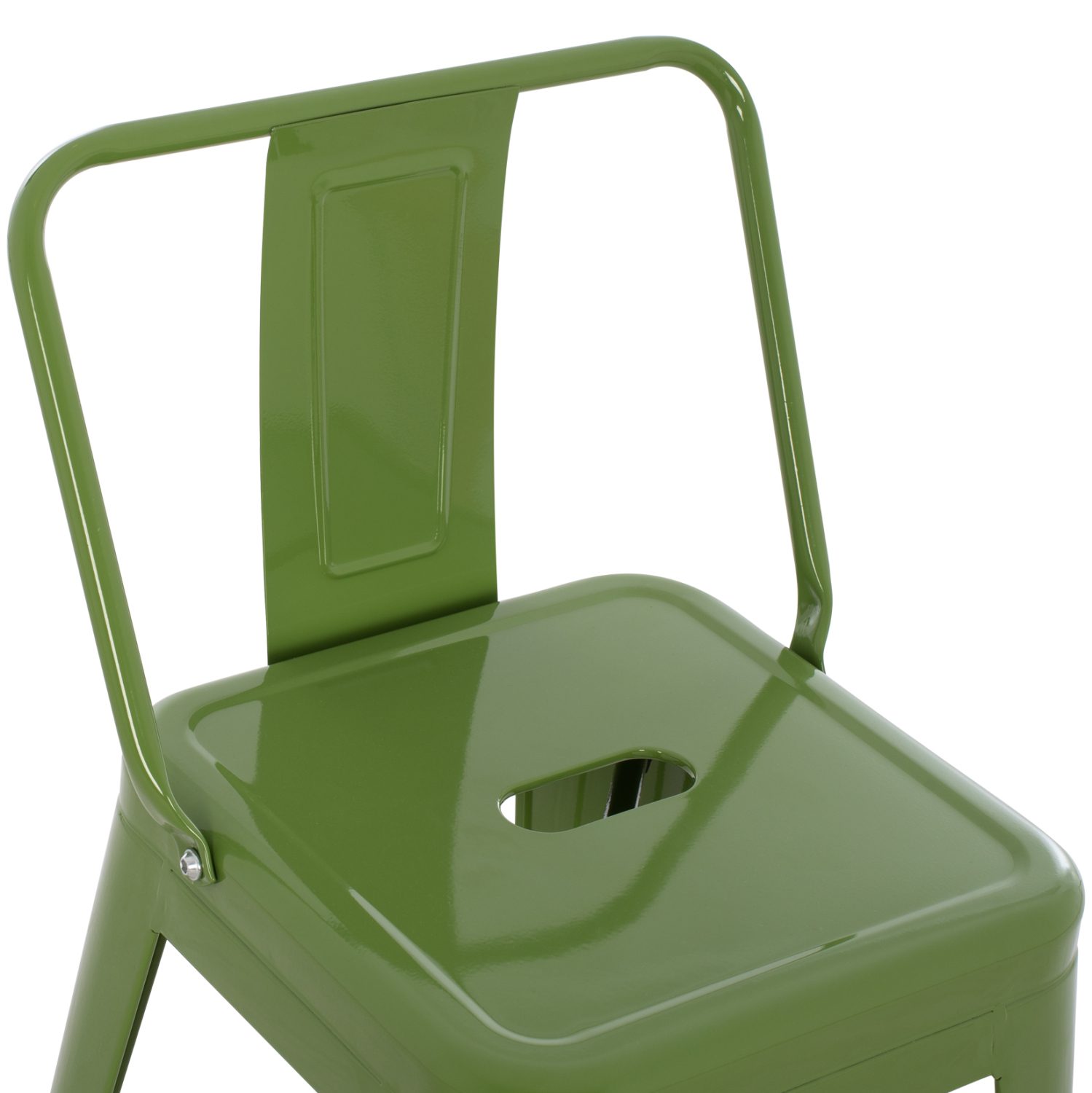 ΣΚΑΜΠΟ ΜΕΣΑΙΟΥ ΥΨΟΥΣ ΜΕΤΑΛΛΙΚΟ MELITA ΣΕ LIGHT OLIVE GREEN HM8574.13 42x42x98 εκ. - Image 7