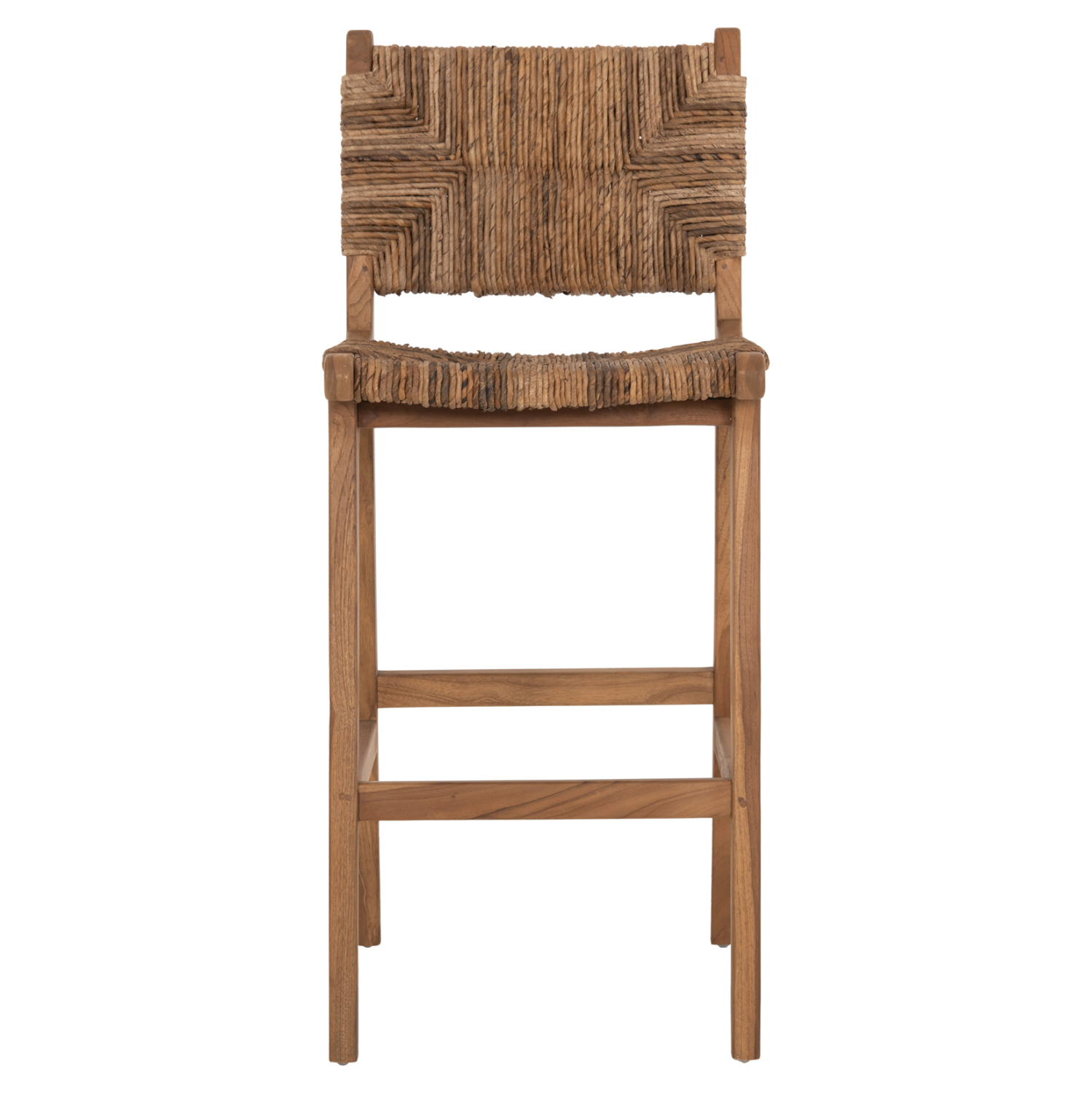 ΣΚΑΜΠΟ ΜΠΑΡ WALTER HM9841 ΞΥΛO TEAK ΣΕ ΦΥΣΙΚΟ-ΨΑΘΑ 46x55x105Υ εκ. - Image 3