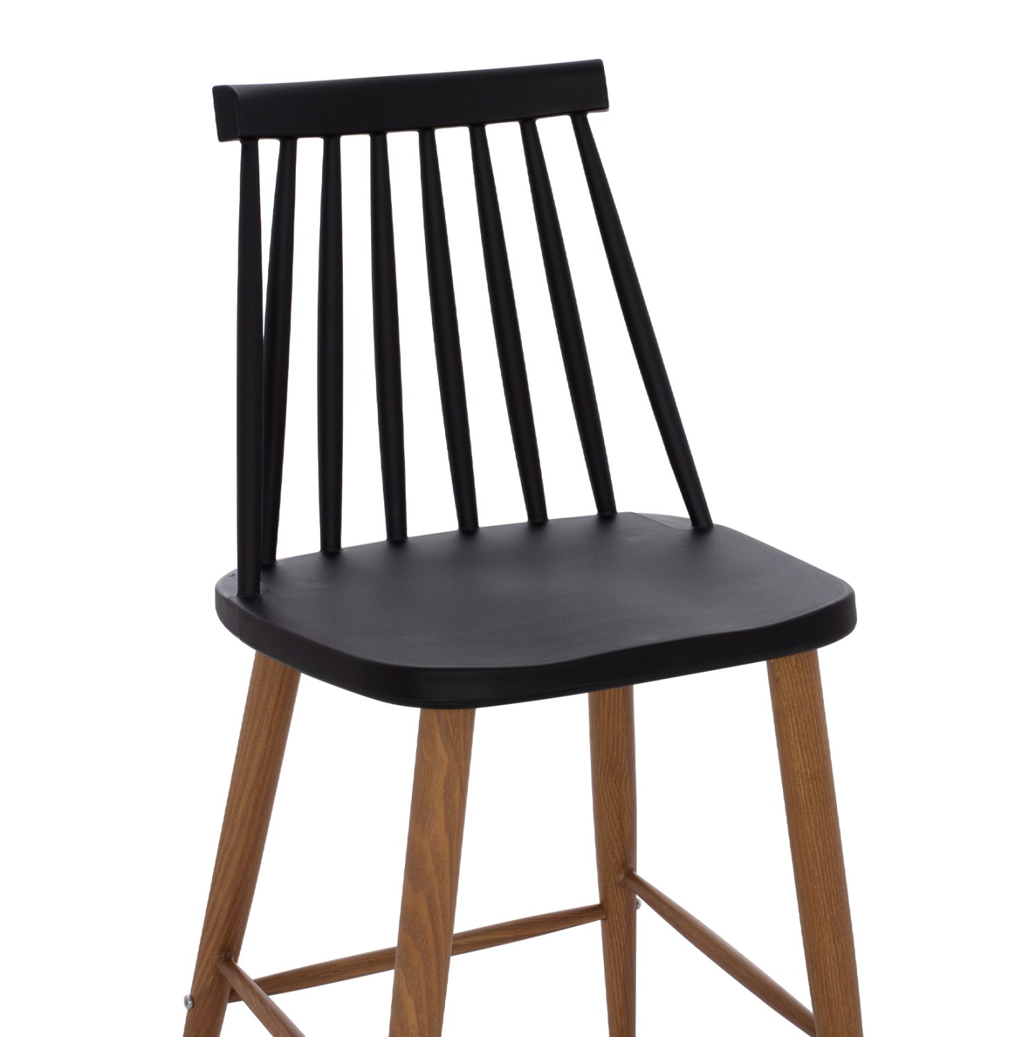 ΣΚΑΜΠΟ ΜΠΑΡ VANESSA ΜΑΥΡΟ ΜΕΣΑΙΟΥ ΥΨΟΥΣ HM9300.02  43x45x97Υεκ. - Image 7