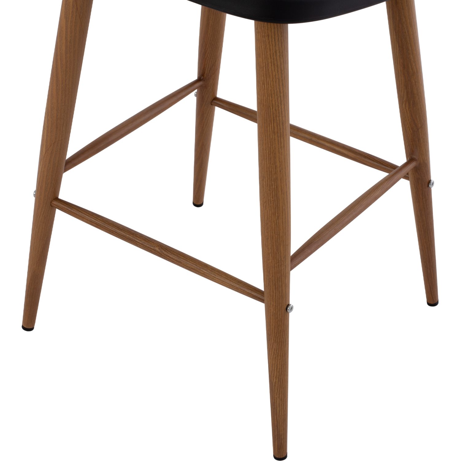ΣΚΑΜΠΟ ΜΠΑΡ VANESSA ΜΑΥΡΟ ΜΕΣΑΙΟΥ ΥΨΟΥΣ HM9300.02  43x45x97Υεκ. - Image 9