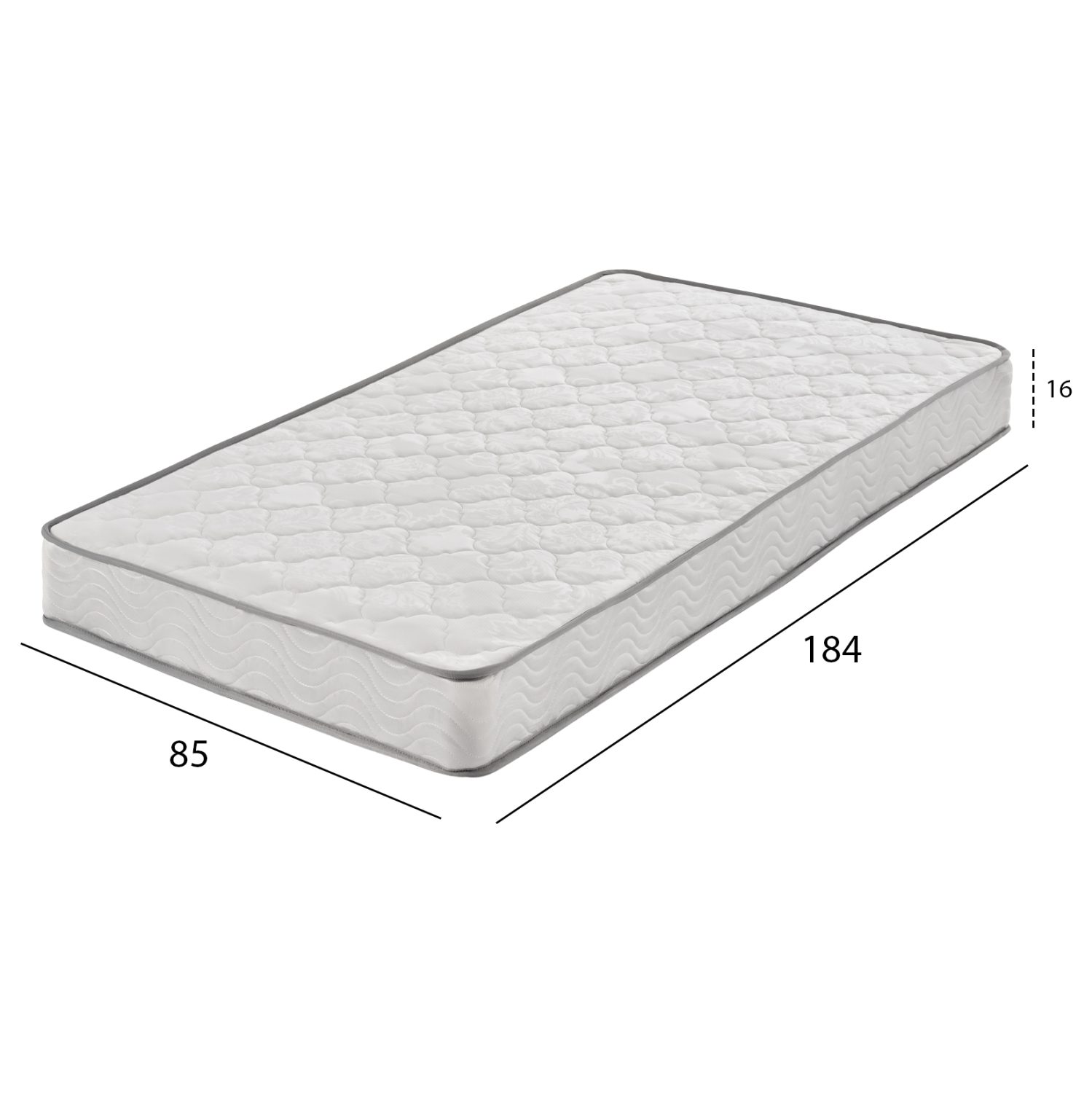 ΣΤΡΩΜΑ CONTINUOUS SPRING ΜΟΝΗΣ ΟΨΗΣ HM671.09 85x184x16 εκ. - Image 2