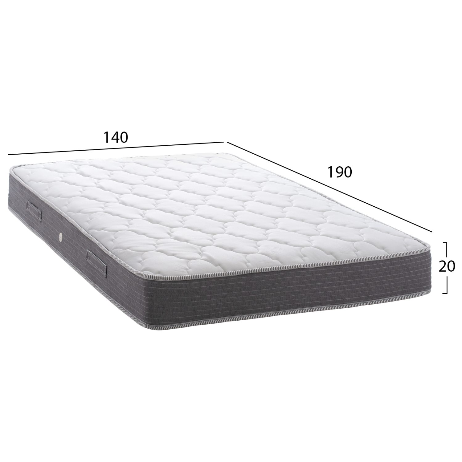 ΣΤΡΩΜΑ DREAMTOPIA ΣΕΙΡΑ LULLABY ALOE VERA HM655.140 BONNELL SPRING 140x190x20Y εκ. - Image 2