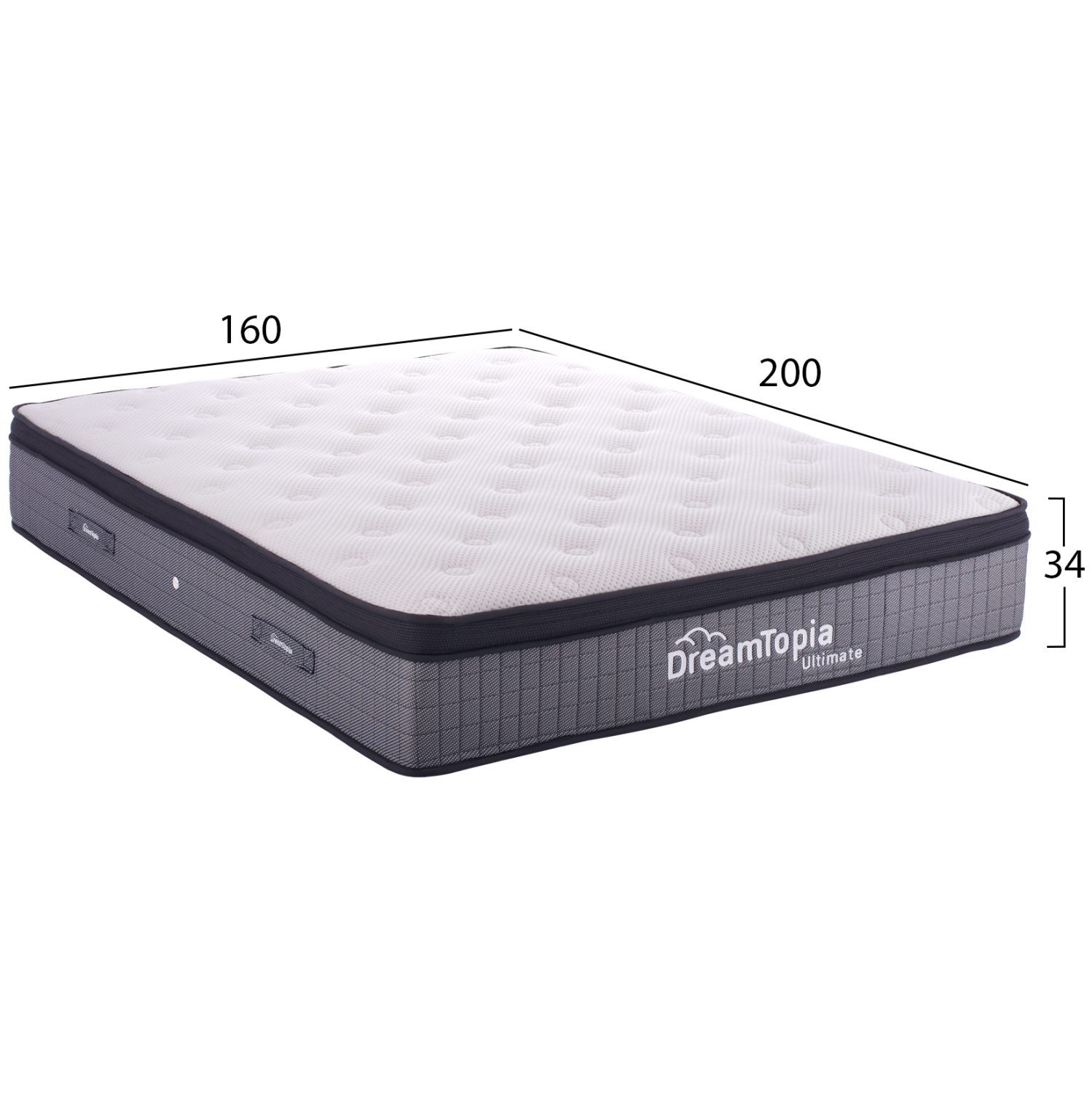 ΣΤΡΩΜΑ DREAMTOPIA, σειρά ULTIMATE HM661.160 ΜΕ ΑΝΩΣΤΡΩΜΑ 160X200x34Yεκ. - Image 2