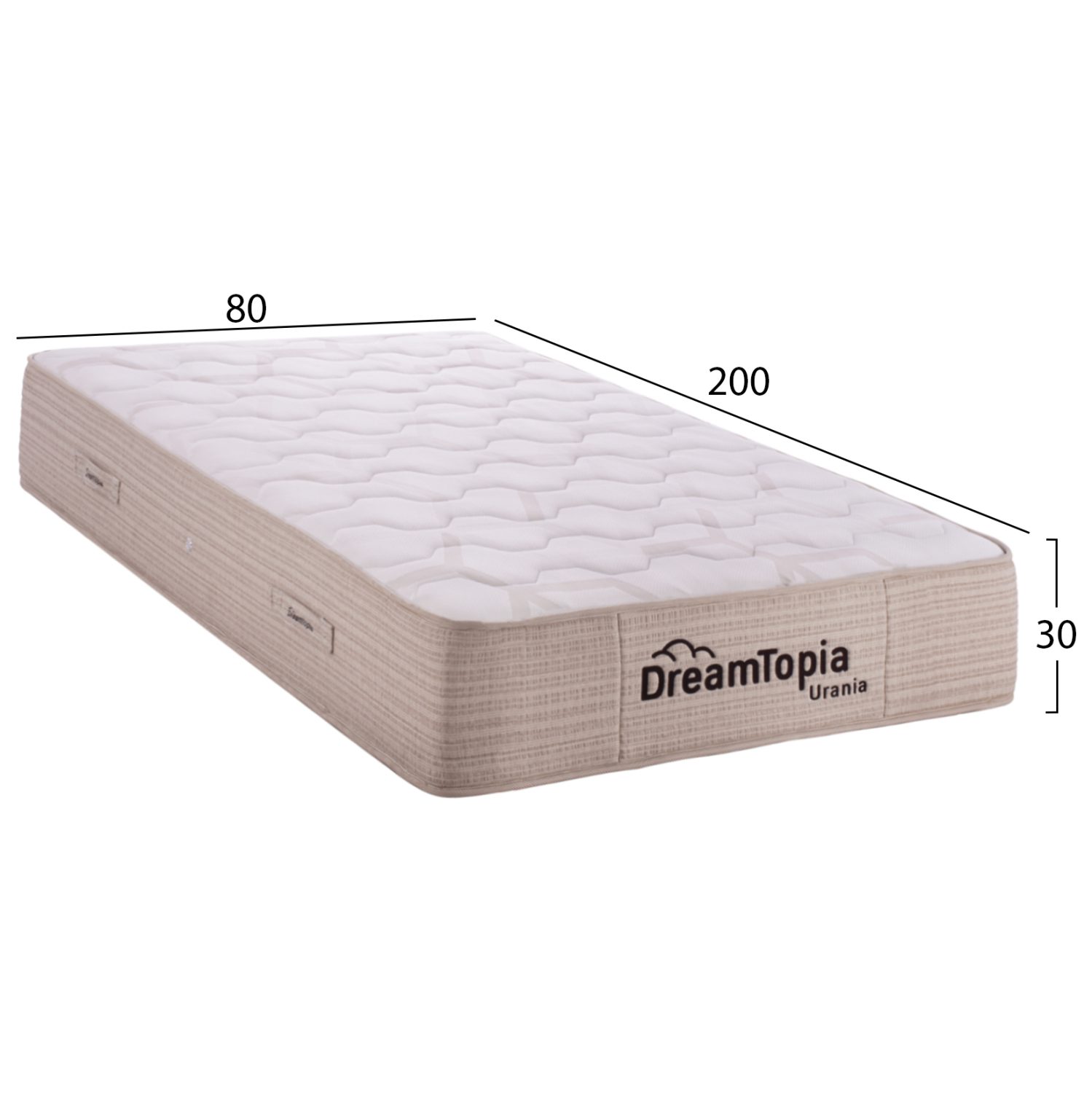 ΣΤΡΩΜΑ DREAMTOPIA ΣΕΙΡΑ URANIA HM659.80 POCKET SPRING 80X200εκ. - Image 2