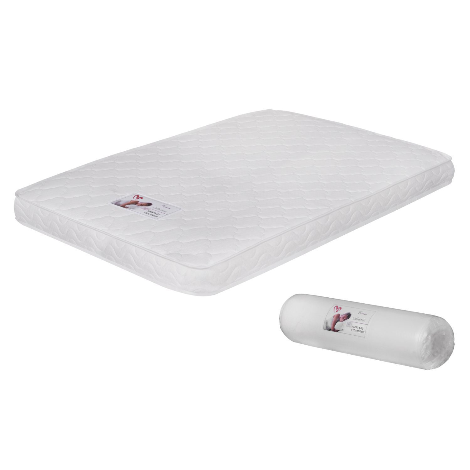 ΣΤΡΩΜΑ ΑΦΡΟΥ ΧΩΡΙΣ ΕΛΑΤΗΡΙΑ JORDY 110X190x15Y-- HM374.02  (ROLL PACKING) ΛΕΥΚΟ - Image 2