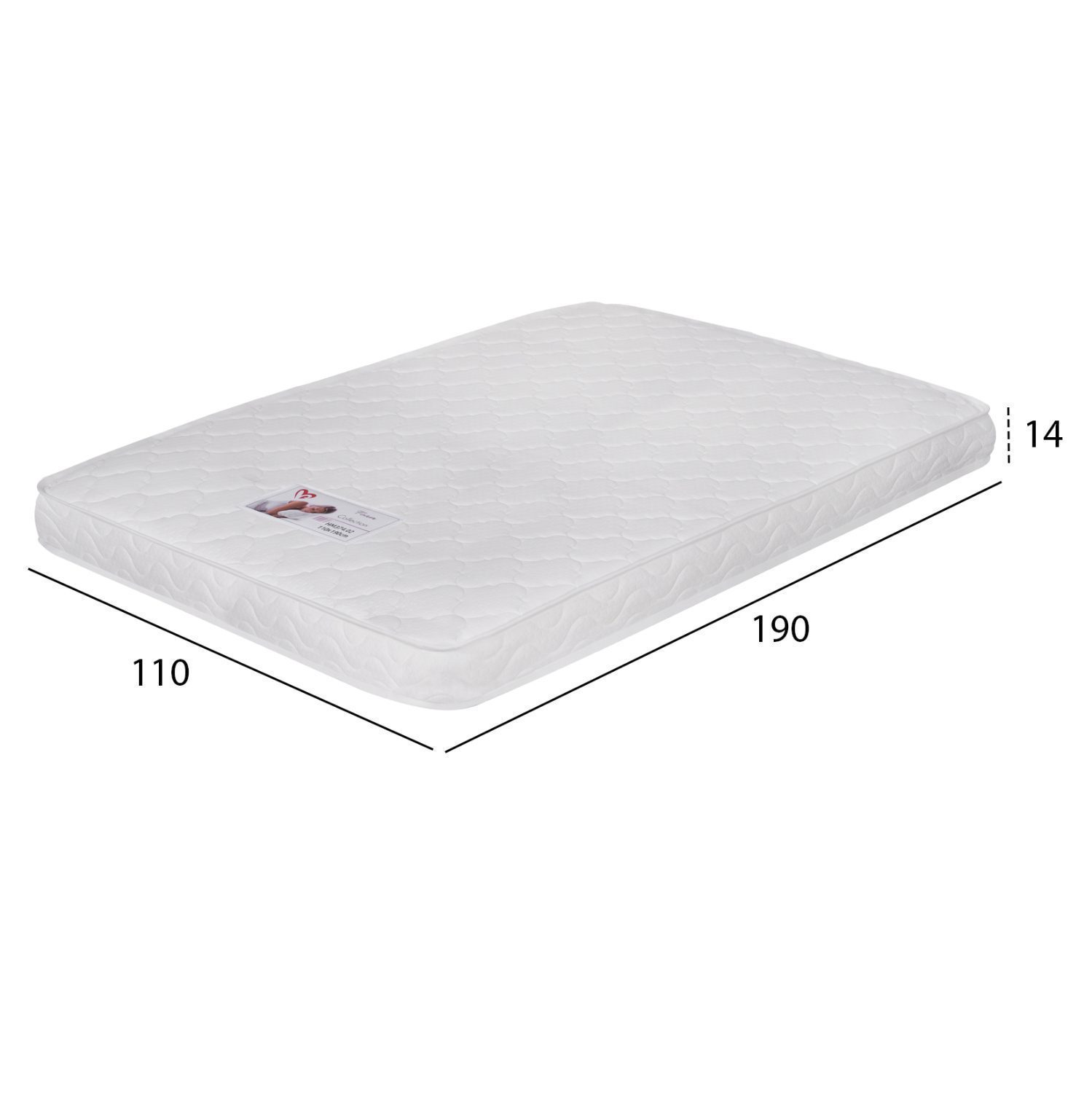 ΣΤΡΩΜΑ ΑΦΡΟΥ ΧΩΡΙΣ ΕΛΑΤΗΡΙΑ JORDY 110X190x15Y-- HM374.02  (ROLL PACKING) ΛΕΥΚΟ - Image 3