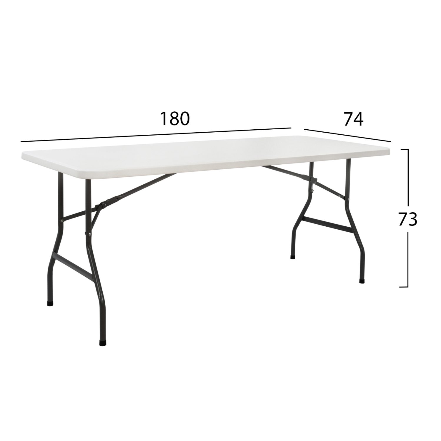 ΤΡΑΠΕΖΙ CATERING-ΣΥΝΕΔΡΙΟΥ HM5168 180Χ74Χ74 εκ. ΠΤΥΣΣΟΜΕΝΟ - Image 2