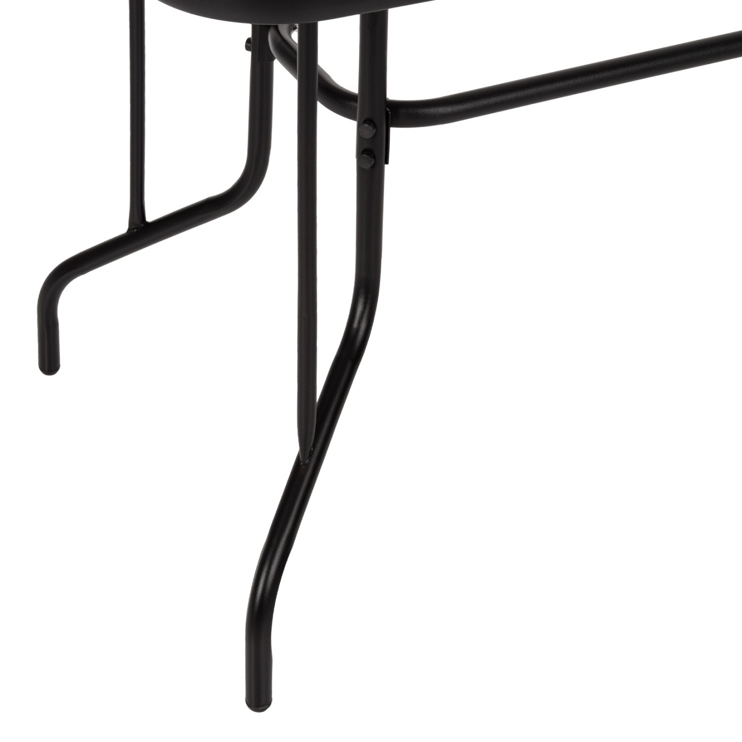 ΤΡΑΠΕΖΙ ADAM HM5020.03 ΜΕΤΑΛΛΙΚΟ ΜΑΥΡΟ ΜΕ ΓΥΑΛΙΝΗ ΕΠΙΦΑΝΕΙΑ 110Χ60Χ71Υεκ. - Image 6