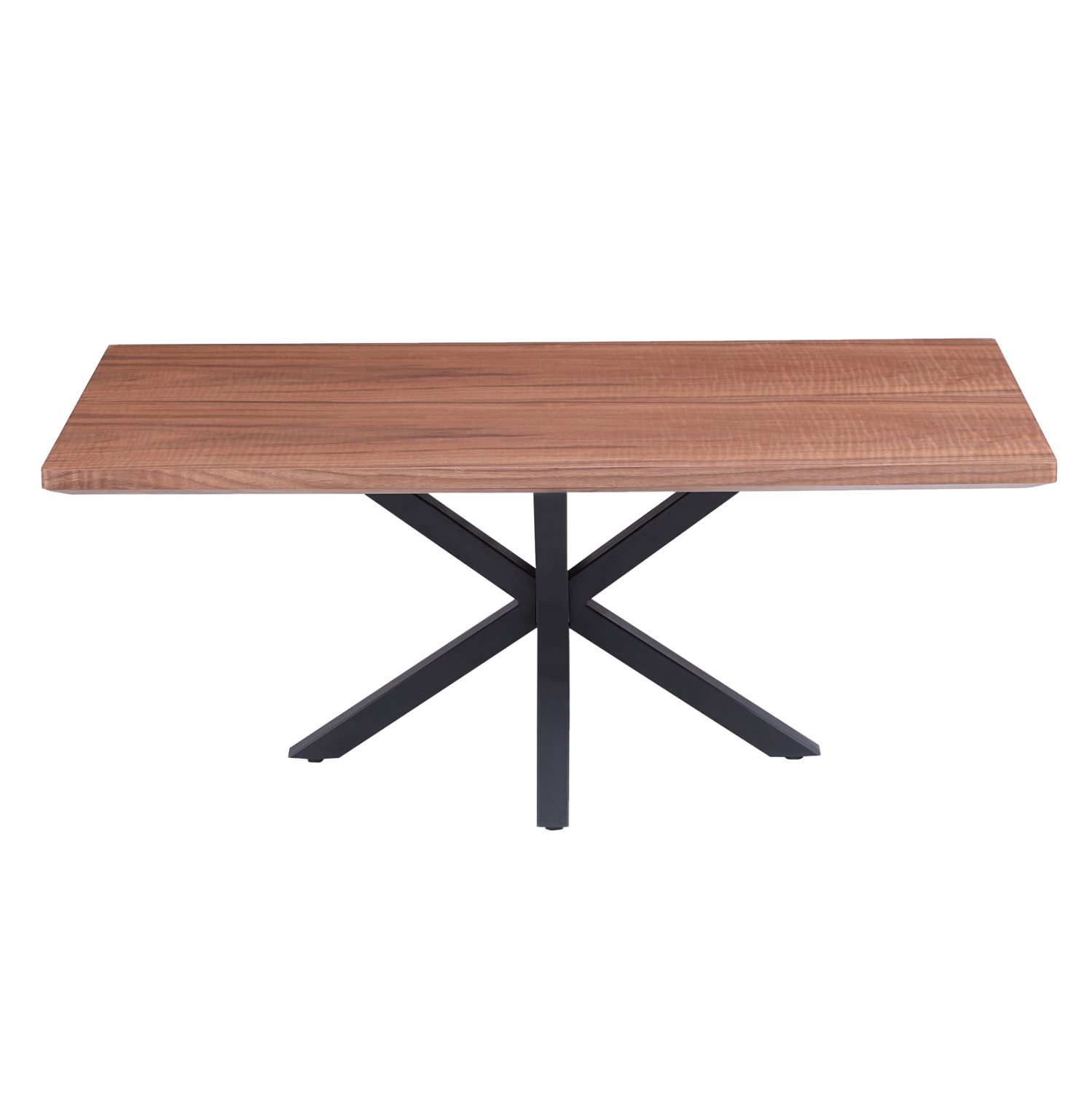 ΤΡΑΠΕΖΙ ΣΑΛΟΝΙΟΥ HM9470.02 MDF ΜΕ ΚΑΠΛΑΜΑ ΞΥΛΟΥ ΚΑΡΥΔΙΑΣ 120x60x45,5Υεκ. - Image 3