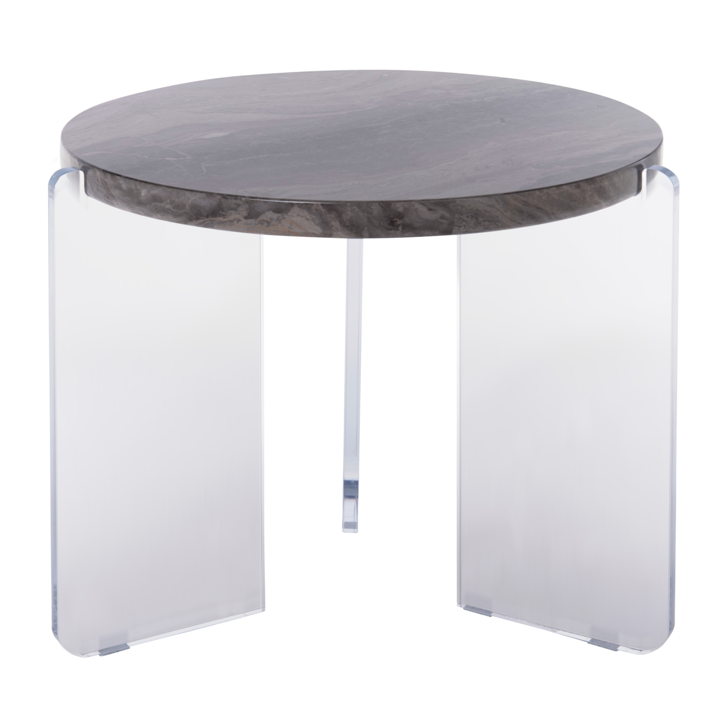 ΤΡΑΠΕΖΙ ΣΑΛΟΝΙΟΥ ACRYCON HM9780.01 MDF ME ΥΔΑΤΟΑΠΩΘΗΤΙΚΗ ΕΠΙΣΤΡΩΣΗ-ΑΚΡΥΛΙΚΑ ΠΟΔΙΑ Φ64x51Yεκ. - Image 3