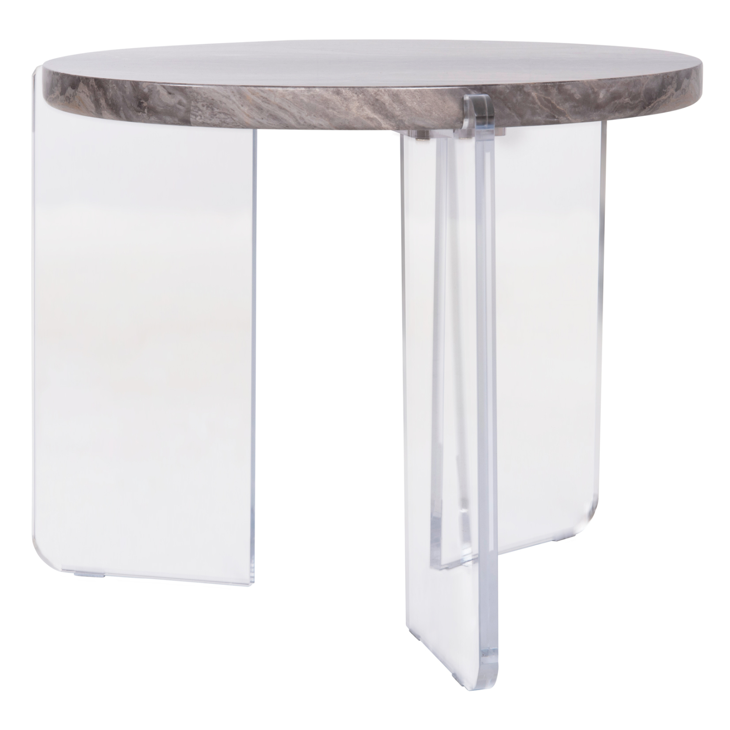 ΤΡΑΠΕΖΙ ΣΑΛΟΝΙΟΥ ACRYCON HM9780.01 MDF ME ΥΔΑΤΟΑΠΩΘΗΤΙΚΗ ΕΠΙΣΤΡΩΣΗ-ΑΚΡΥΛΙΚΑ ΠΟΔΙΑ Φ64x51Yεκ. - Image 4