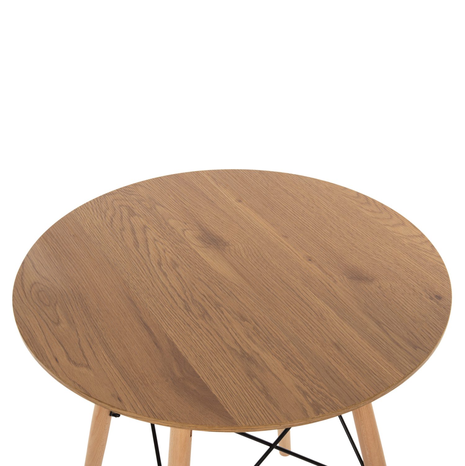 ΤΡΑΠΕΖΙ ΣΤΡΟΓΓΥΛΟ MINIMAL HM0060.04 ΦΥΣΙΚΟ ΧΡΩΜΑ MDF-ΠΟΔΙΑ ΟΞΙΑΣ ΣΕ ΦΥΣΙΚΟ ΧΡΩΜΑ Φ60Χ76Υεκ. - Image 5