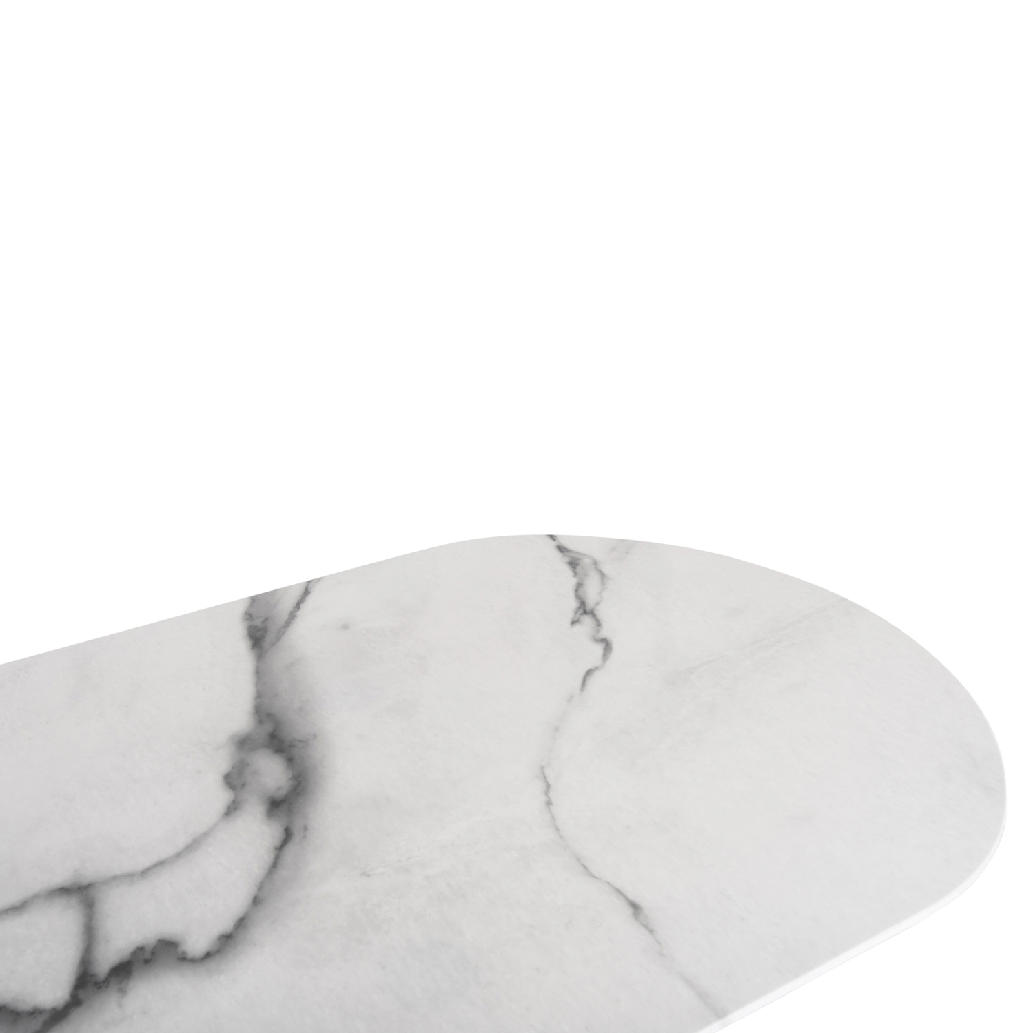 ΤΡΑΠΕΖΙ ΤΡΑΠΕΖΑΡΙΑΣ PRENTIS HM9770.01 12mmΚΕΡΑΜΙΚΟ ΛΕΥΚΟ ΜΑΡΜΑΡΟ-ΛΕΥΚΟ ΜΕΤΑΛΛΟ - Image 7